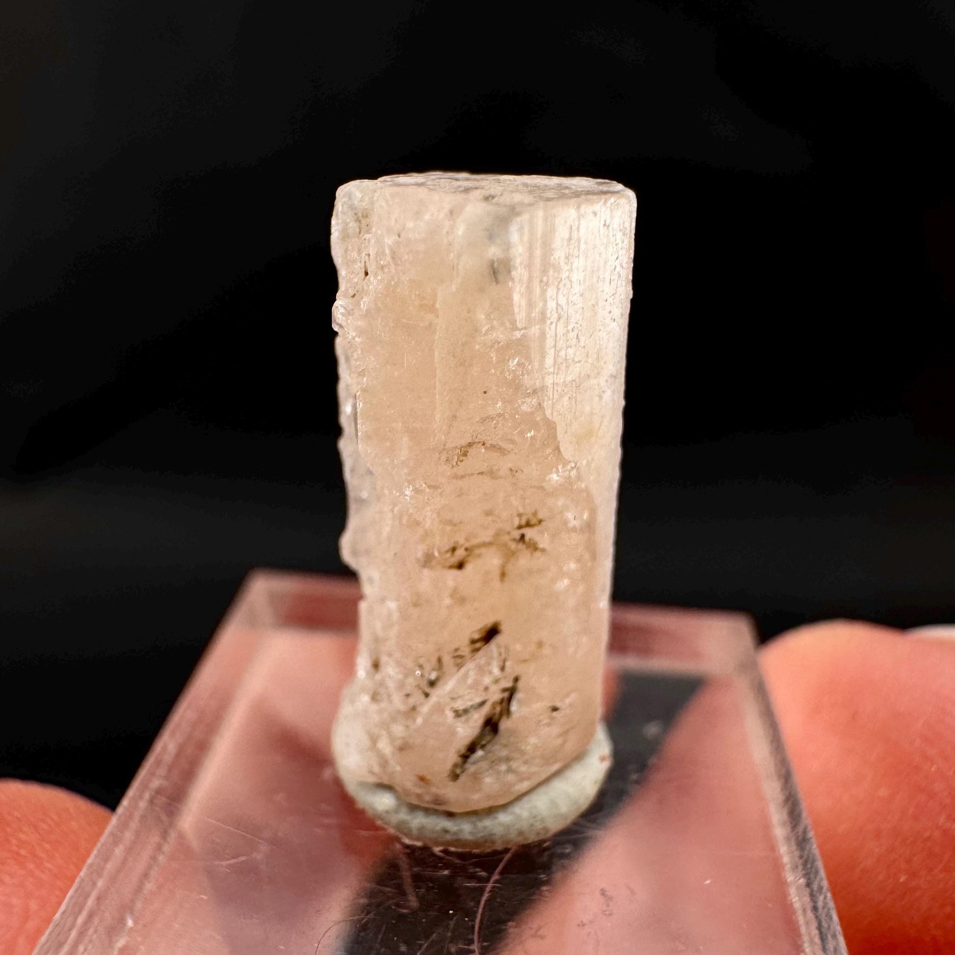 Pink Fluorapatite Crystal | UV reactive Mineral Specimen from Pakistan