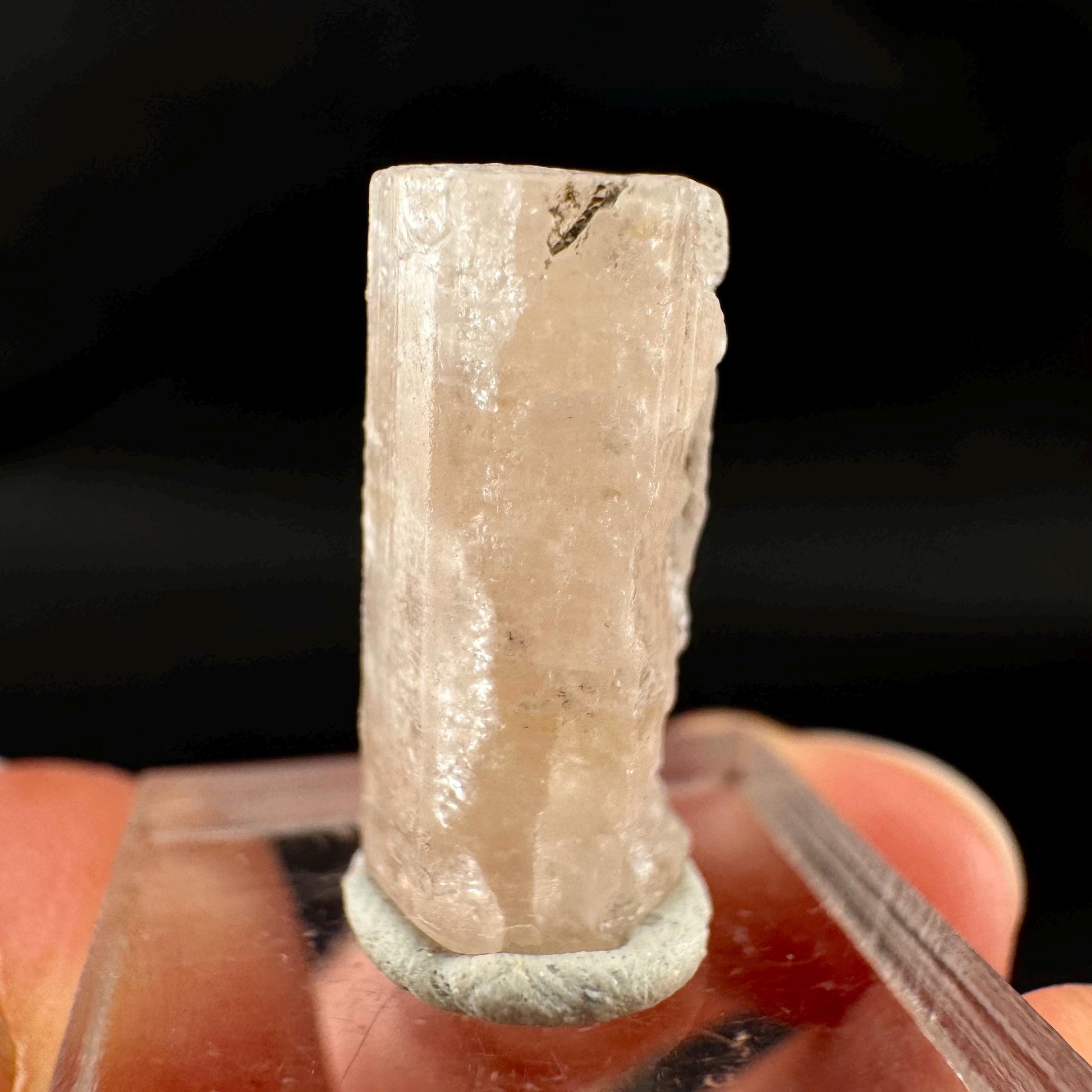 Pink Fluorapatite Crystal | UV reactive Mineral Specimen from Pakistan