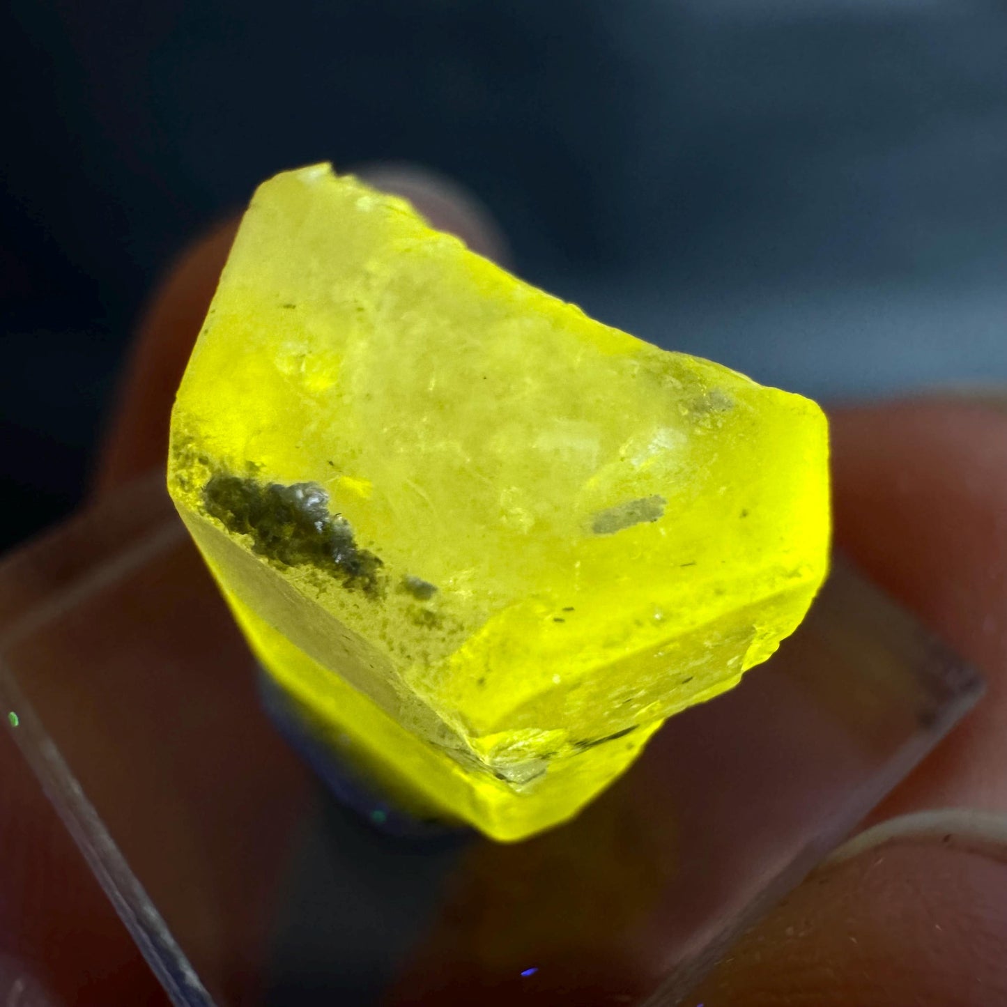 Pink Fluorapatite Crystal | UV reactive Mineral Specimen from Pakistan