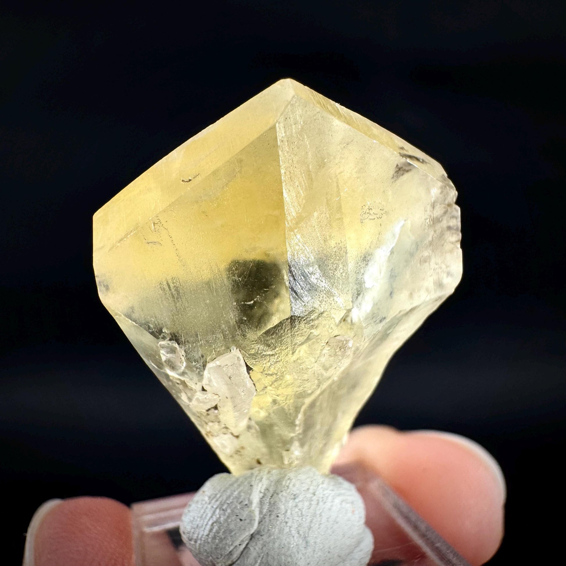 Golden Selenite Blade | Fluorescent UV Reactive Gypsum Crystal