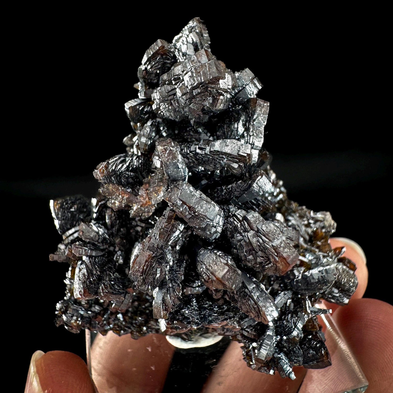 Descloizite | metallic crystal, rare mineral specimen from Namibia
