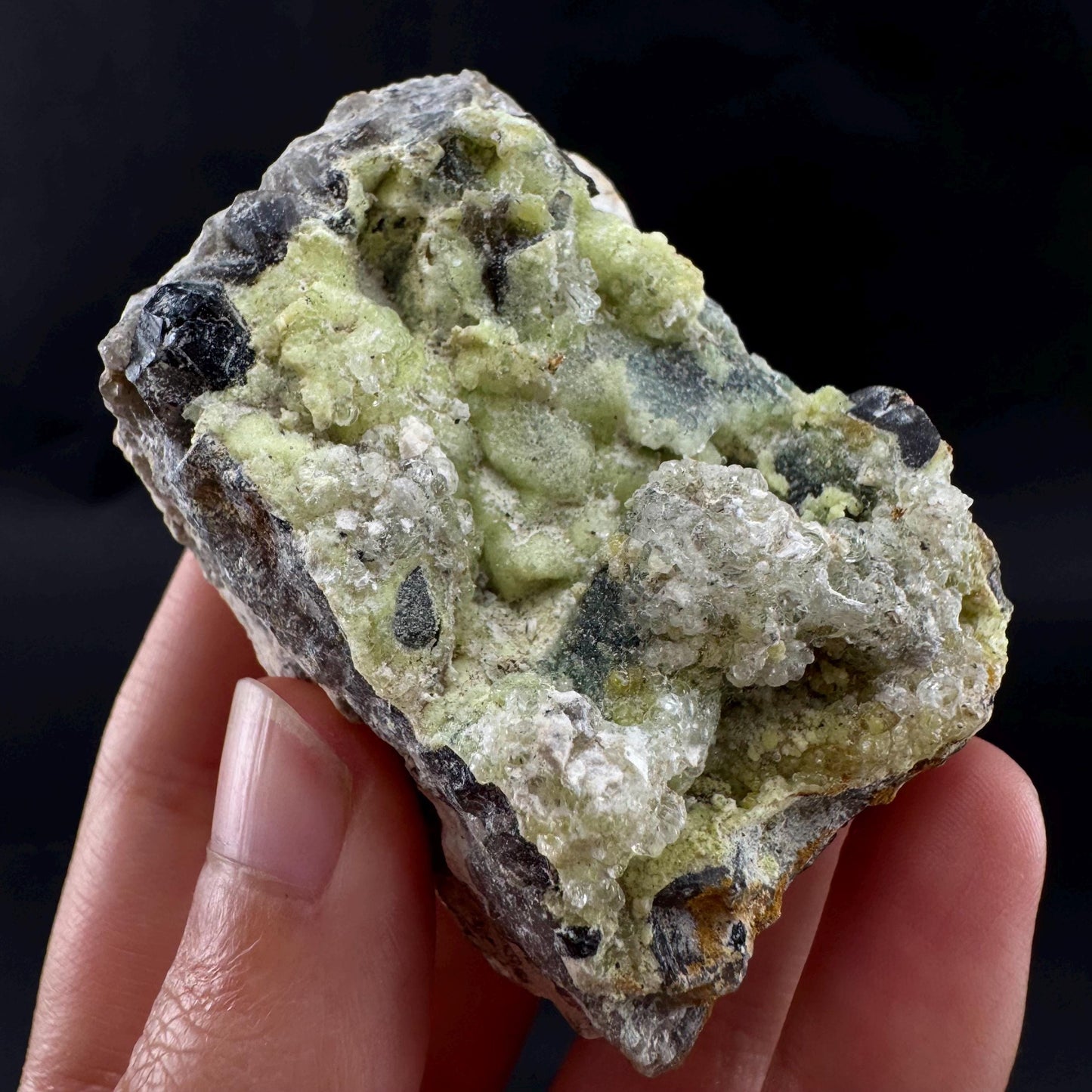 UV Reactive Hyalite Opal | Fluorescent Mineral Specimen from Namibia