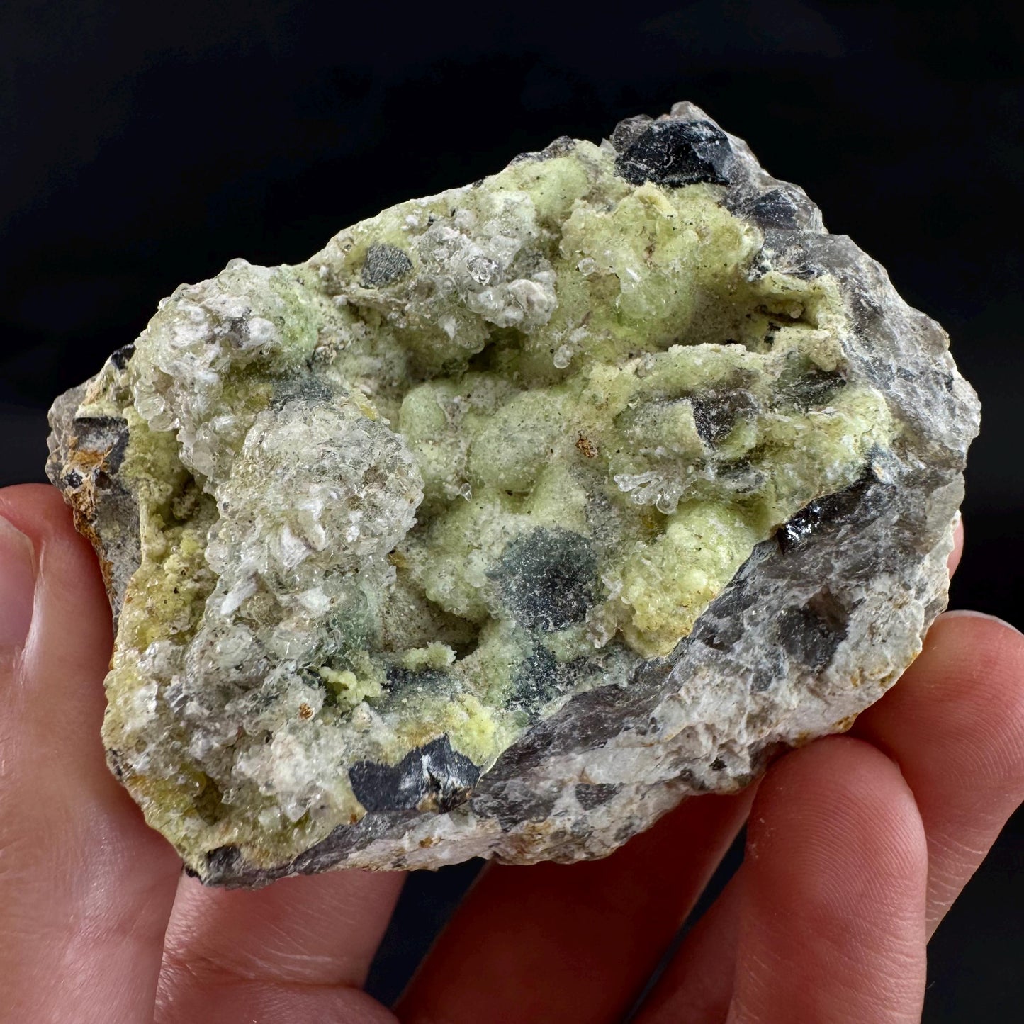 UV Reactive Hyalite Opal | Fluorescent Mineral Specimen from Namibia