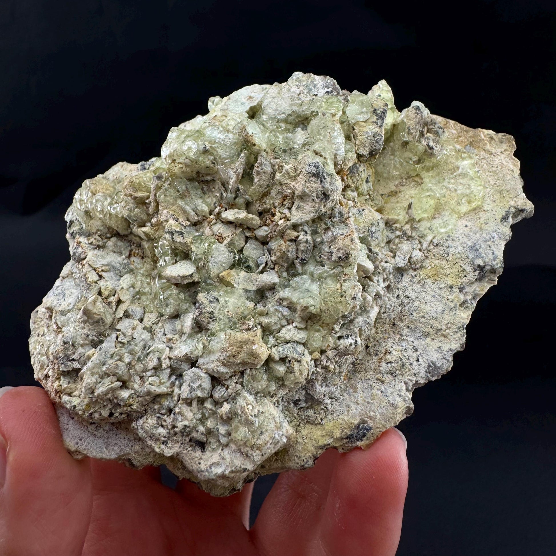 UV Reactive Hyalite Opal | Fluorescent Mineral Specimen from Namibia