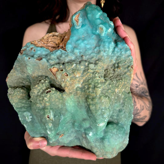 MASSIVE Blue Aragonite Crystal Cluster | Mineral Collection Display Piece