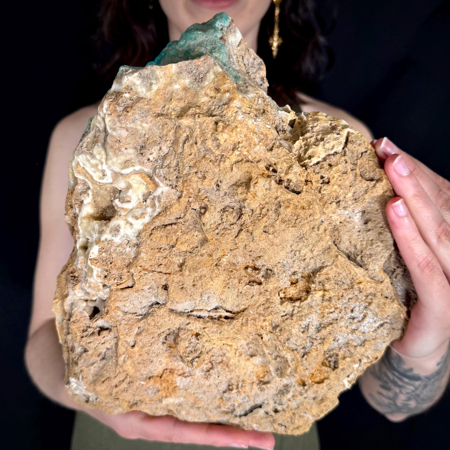 MASSIVE Blue Aragonite Crystal Cluster | Mineral Collection Display Piece