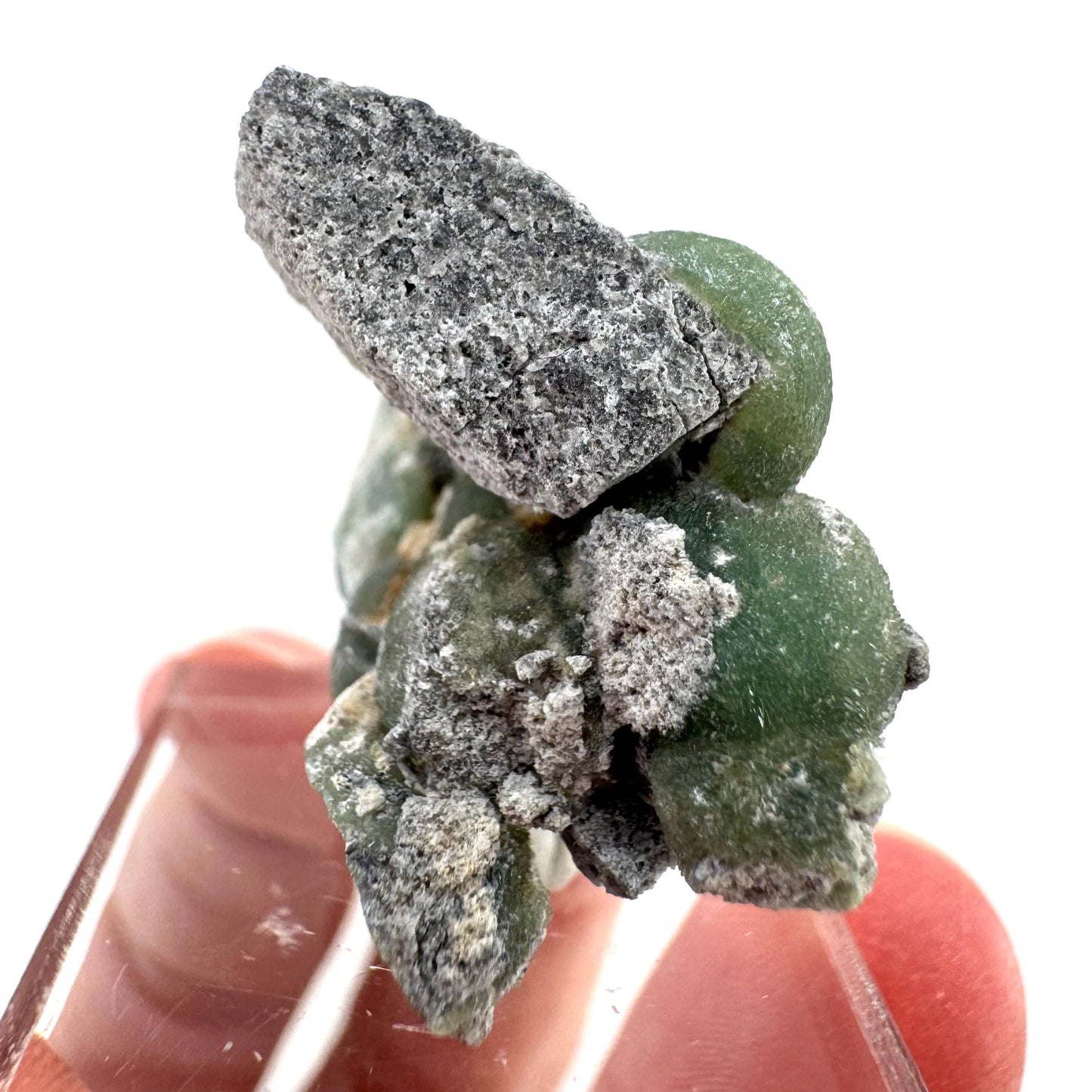 Wavellite (Arkansas, USA) | green crystal cluster, mineral specimen