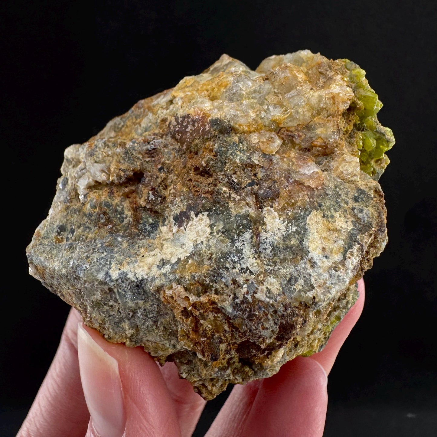Pyromorphite (BC, Canada) | green pyromorphite crystal, rare mineral specimen