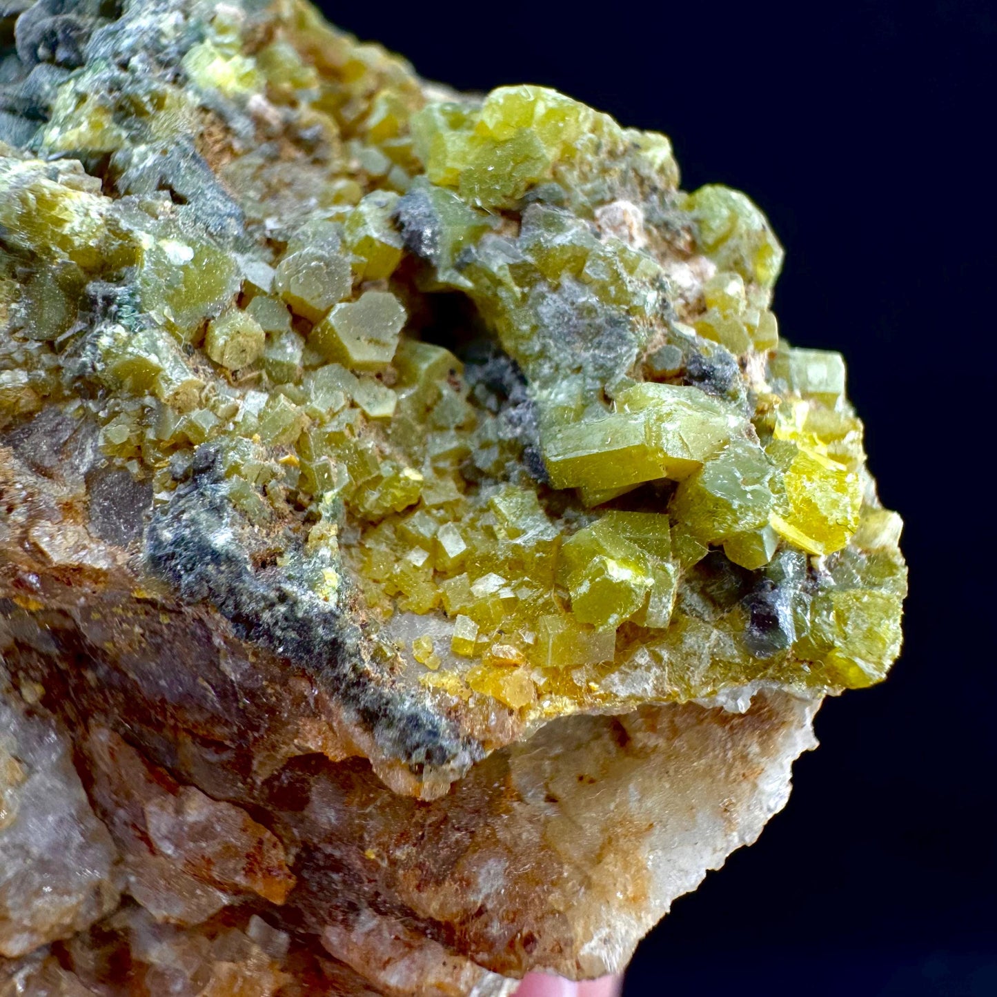 Pyromorphite (BC, Canada) | green pyromorphite crystal, rare mineral specimen