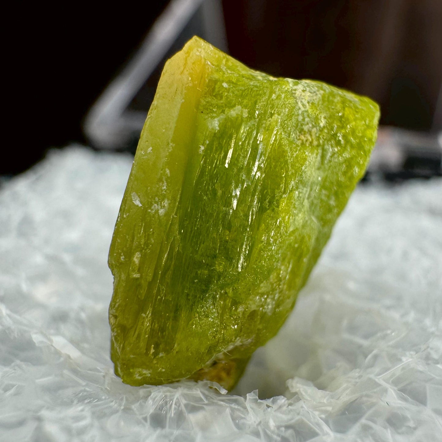 Pyromorphite (BC, Canada) | green pyromorphite crystal, rare mineral specimen