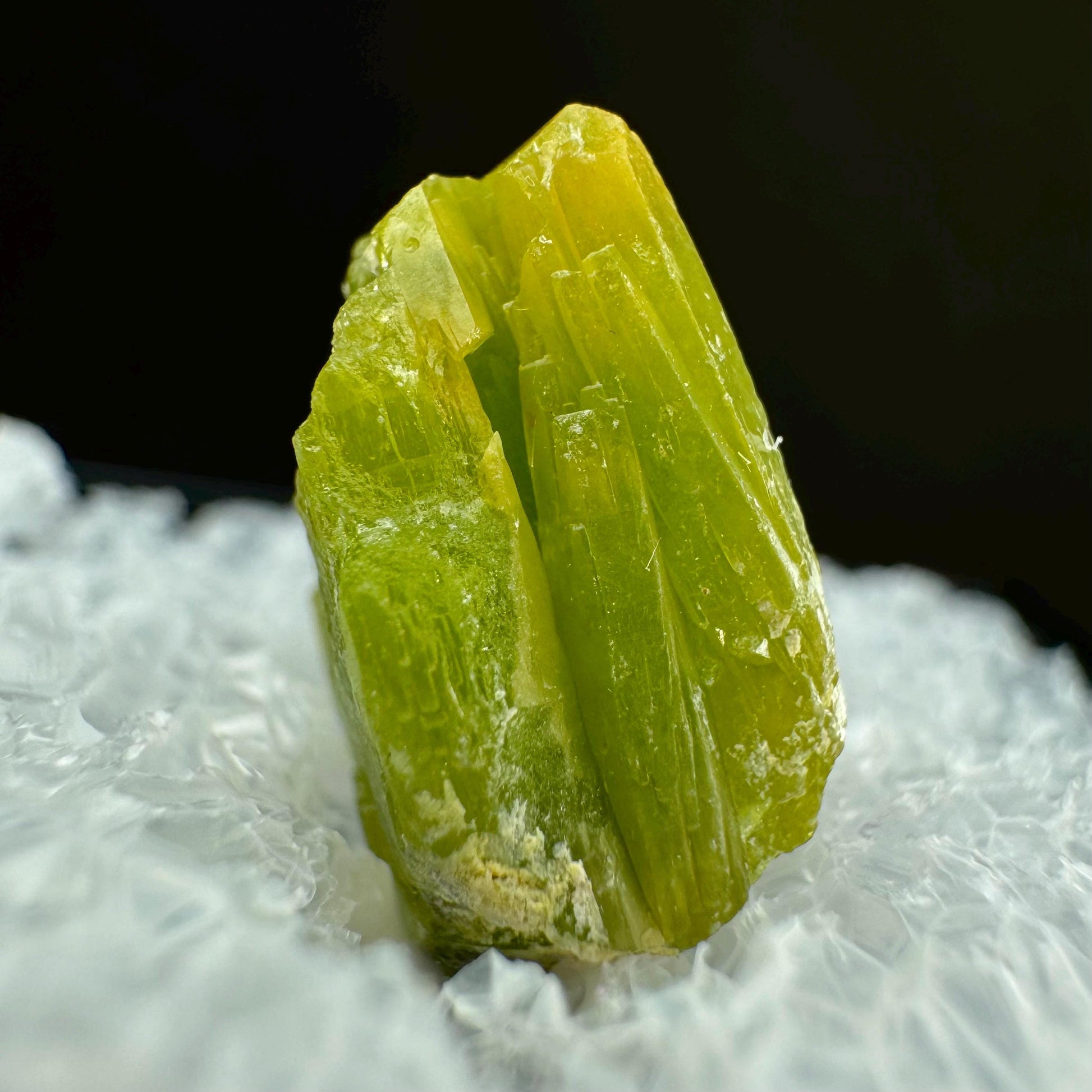 Pyromorphite (BC, Canada) | green pyromorphite crystal, rare mineral specimen