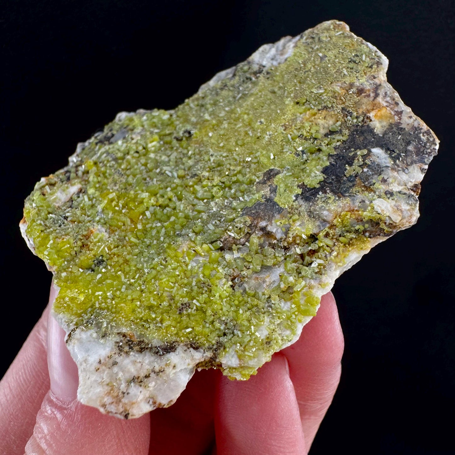 Pyromorphite (Bunker Hill Mine, Idaho) | green pyromorphite crystal, rare mineral specimen