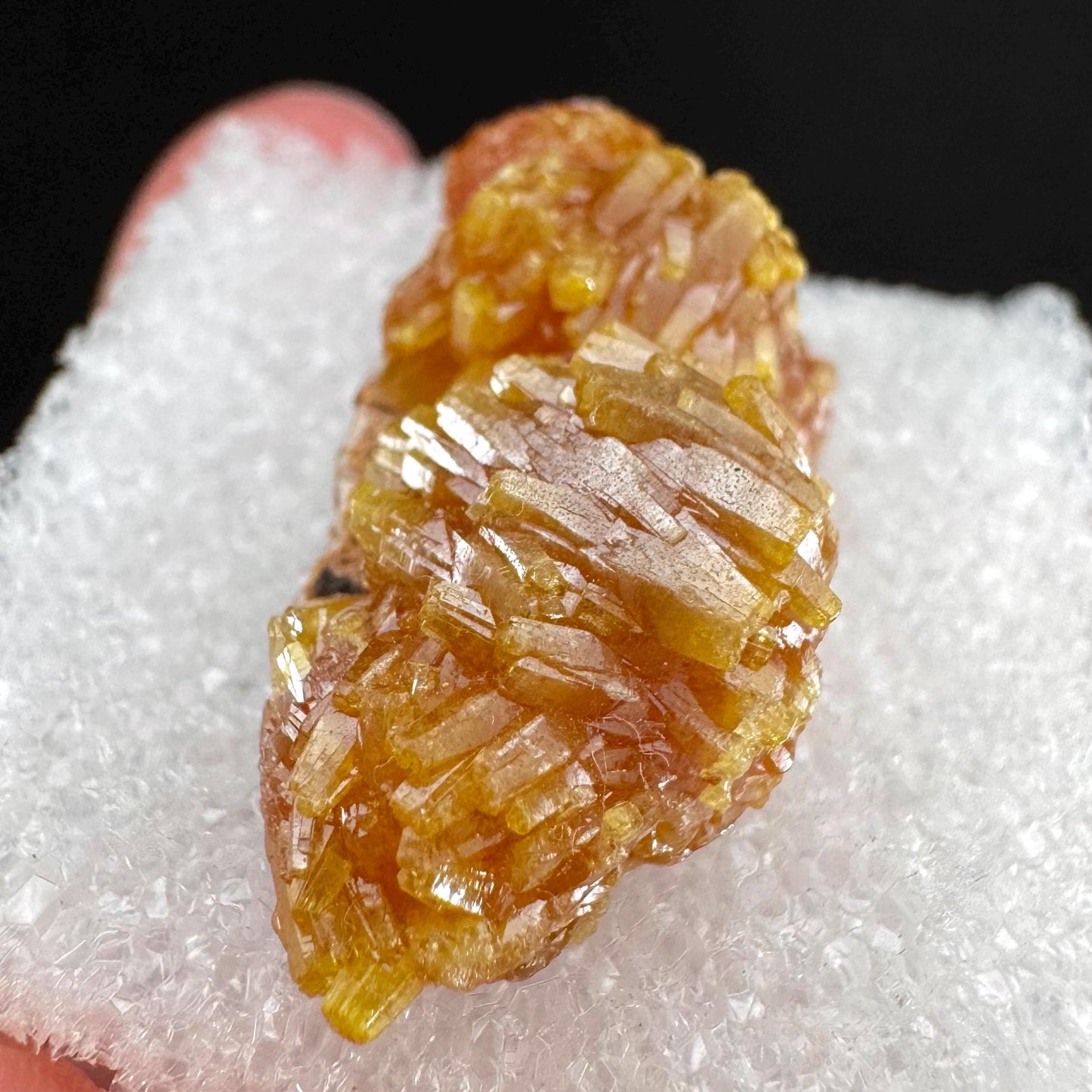 Pyromorphite (Bunker Hill Mine, Idaho) | orange pyromorphite crystal, rare mineral specimen