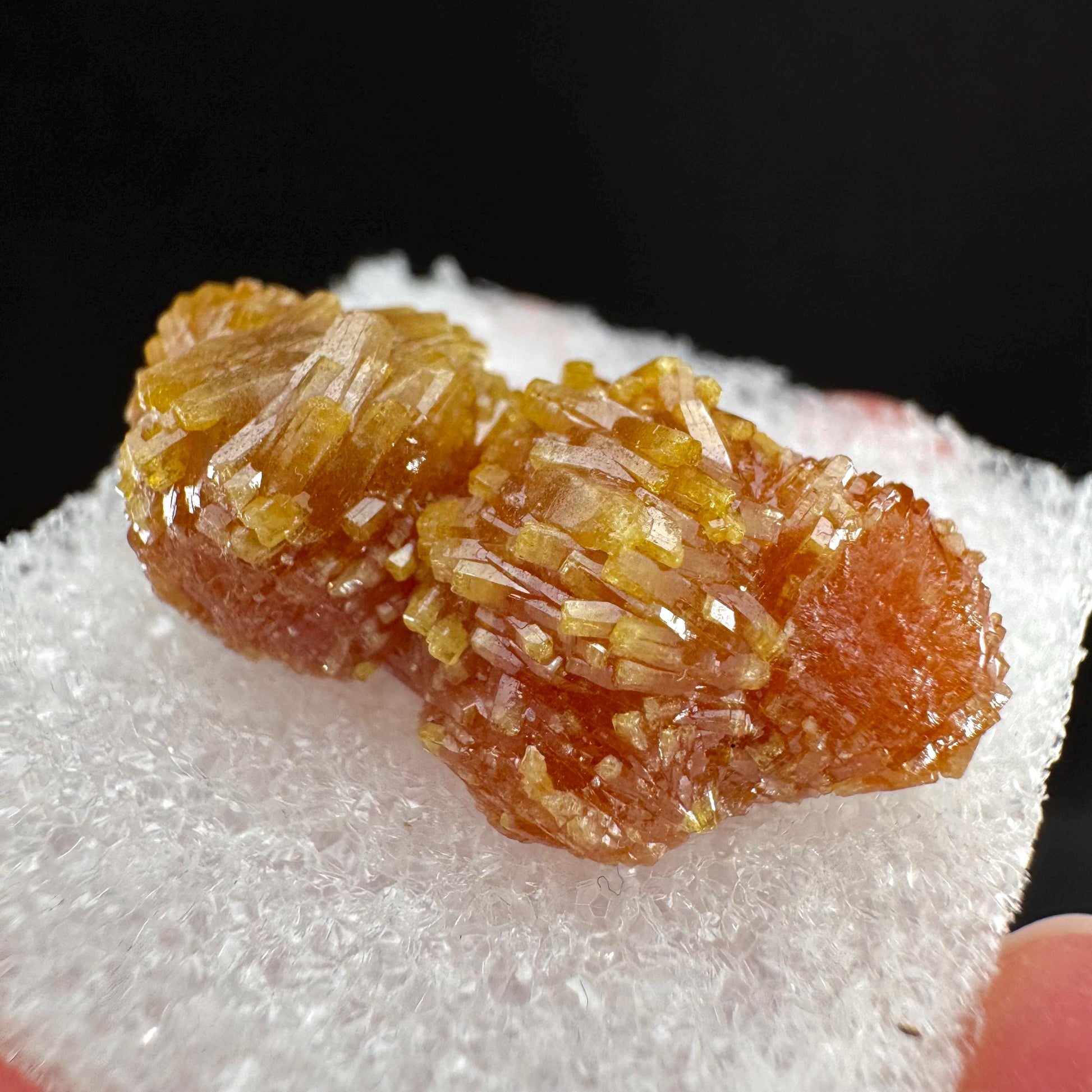Pyromorphite (Bunker Hill Mine, Idaho) | orange pyromorphite crystal, rare mineral specimen