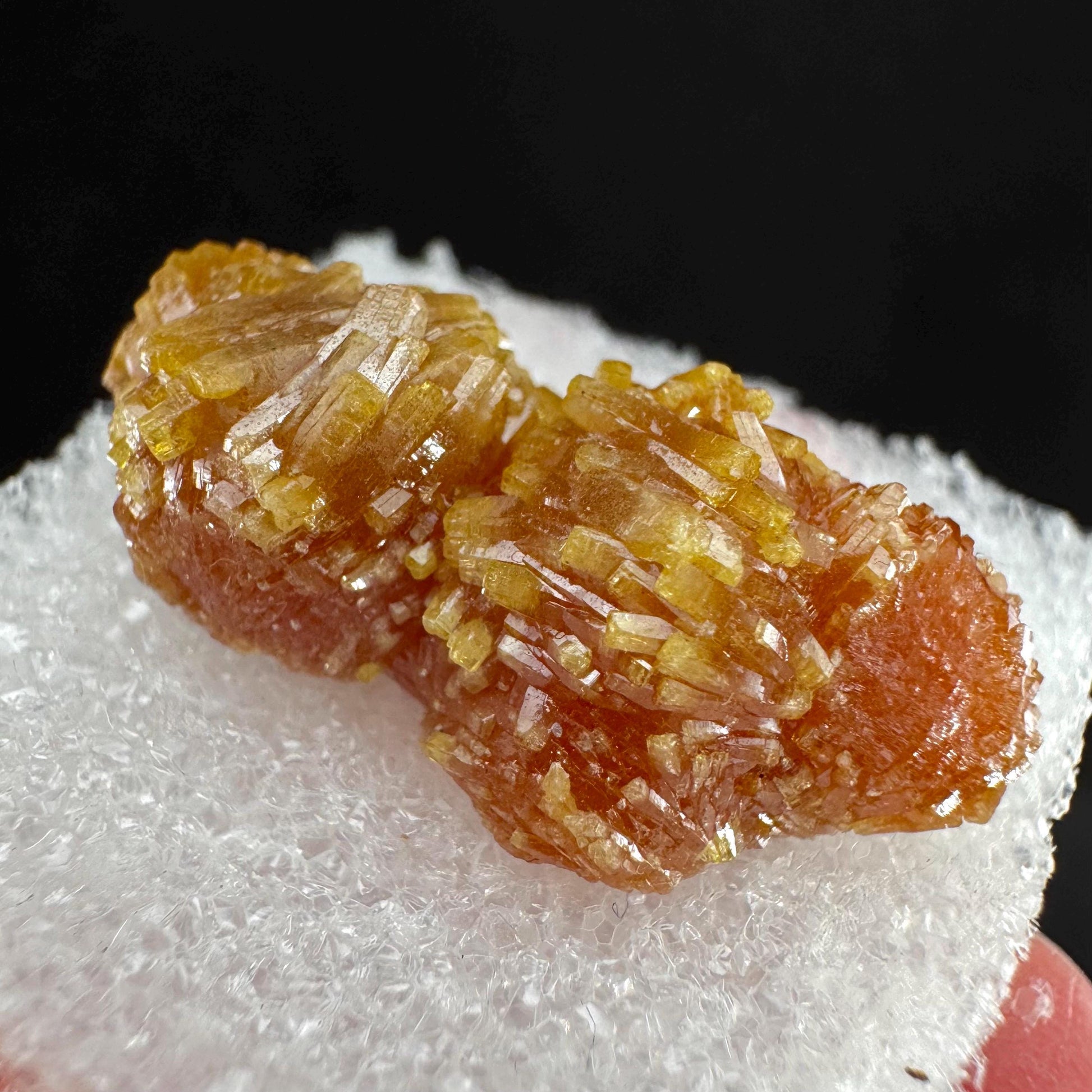 Pyromorphite (Bunker Hill Mine, Idaho) | orange pyromorphite crystal, rare mineral specimen