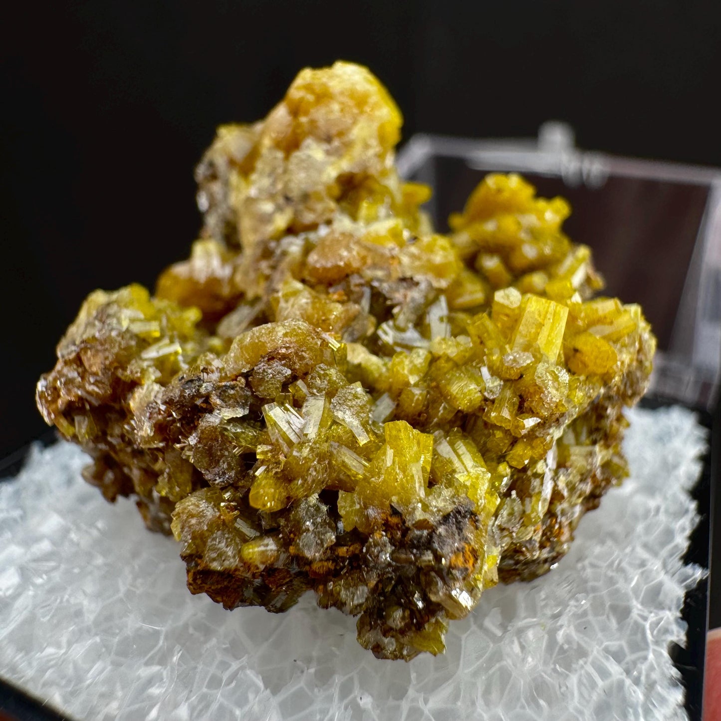 Pyromorphite (Idaho, USA) | green yellow pyromorphite crystal, rare mineral specimen