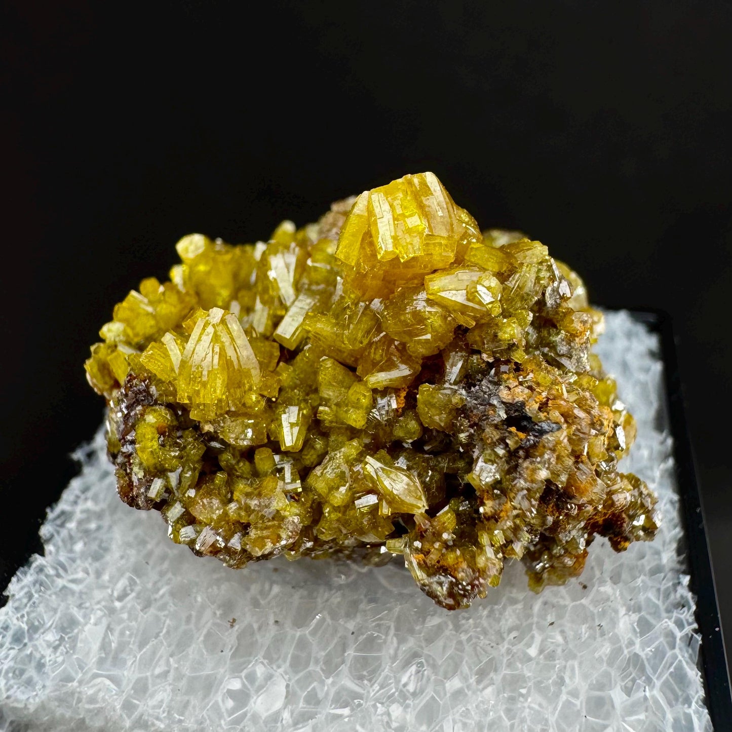 Pyromorphite (Idaho, USA) | green yellow pyromorphite crystal, rare mineral specimen