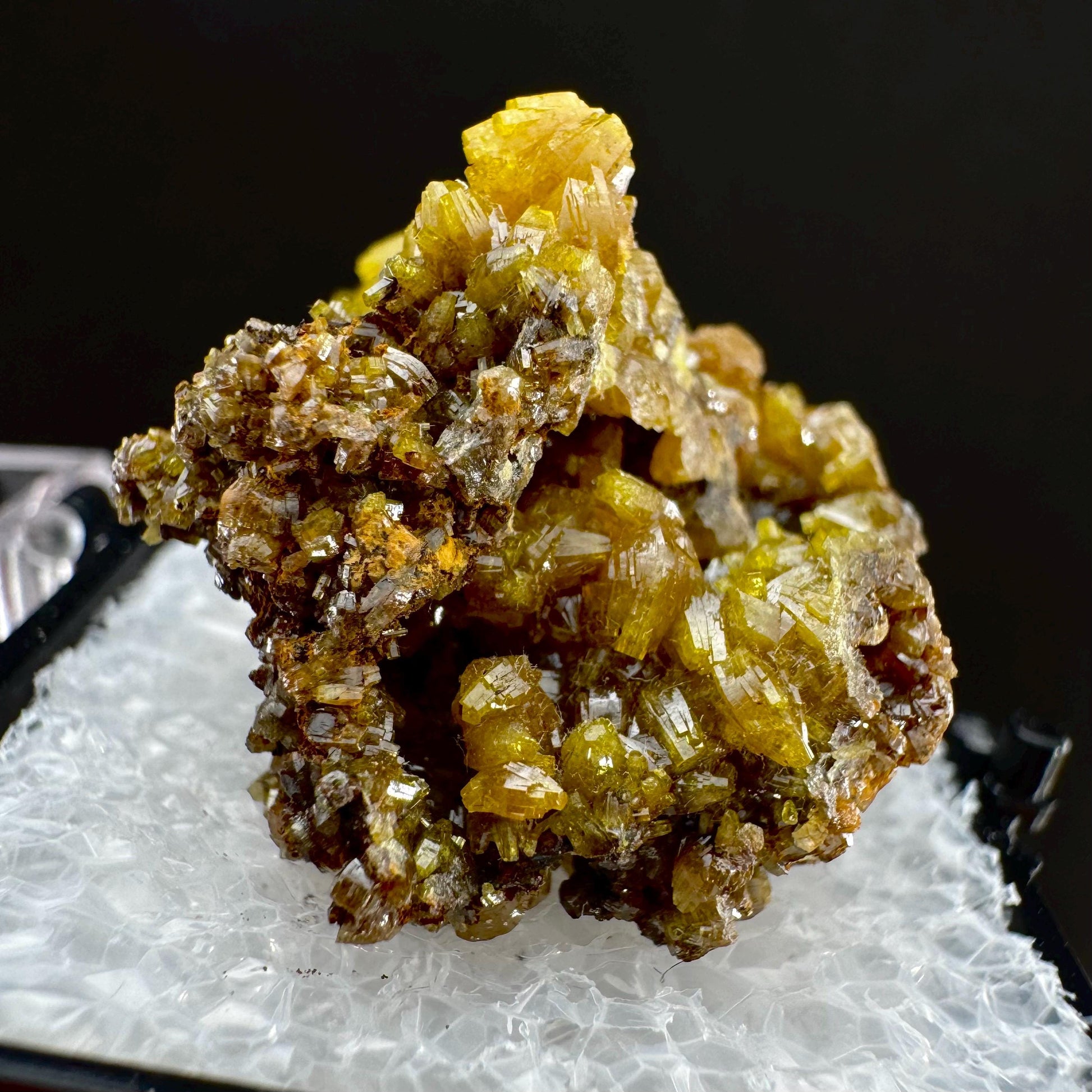 Pyromorphite (Idaho, USA) | green yellow pyromorphite crystal, rare mineral specimen