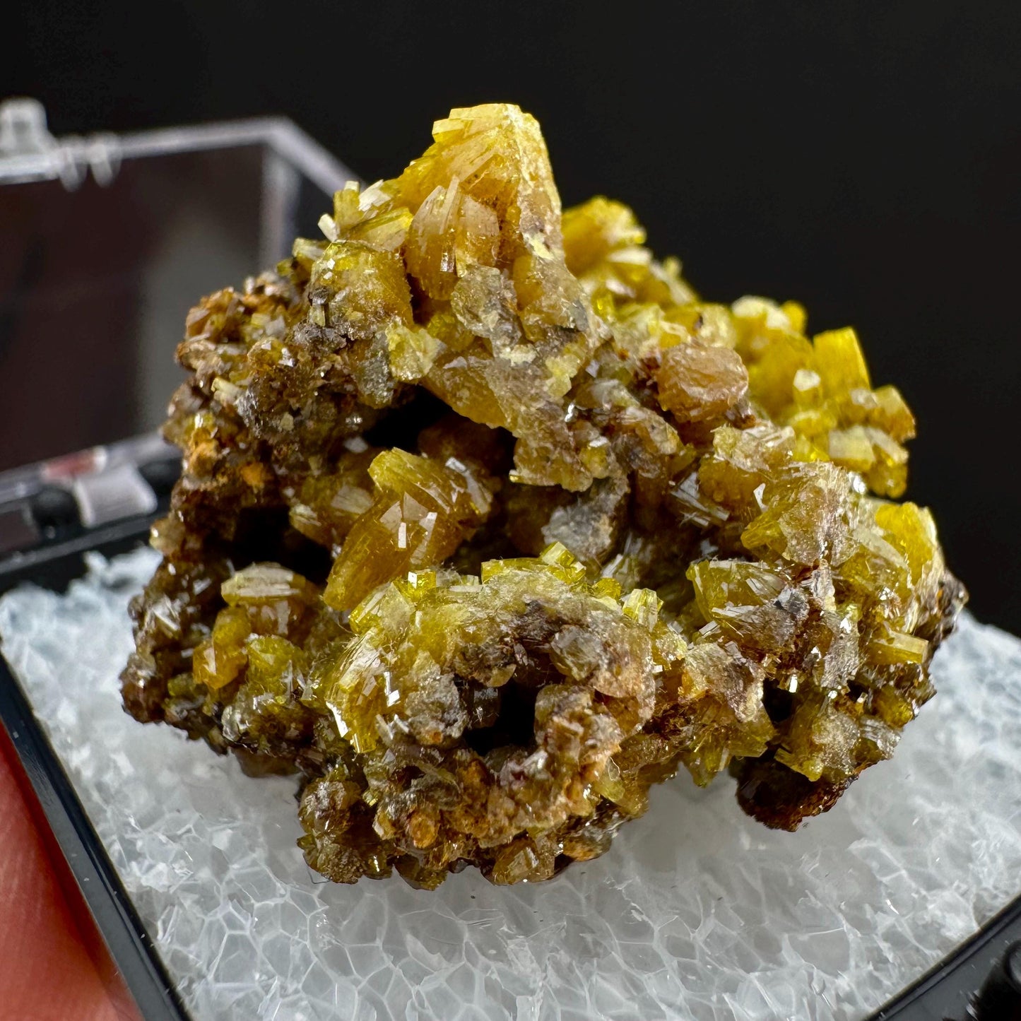 Pyromorphite (Idaho, USA) | green yellow pyromorphite crystal, rare mineral specimen