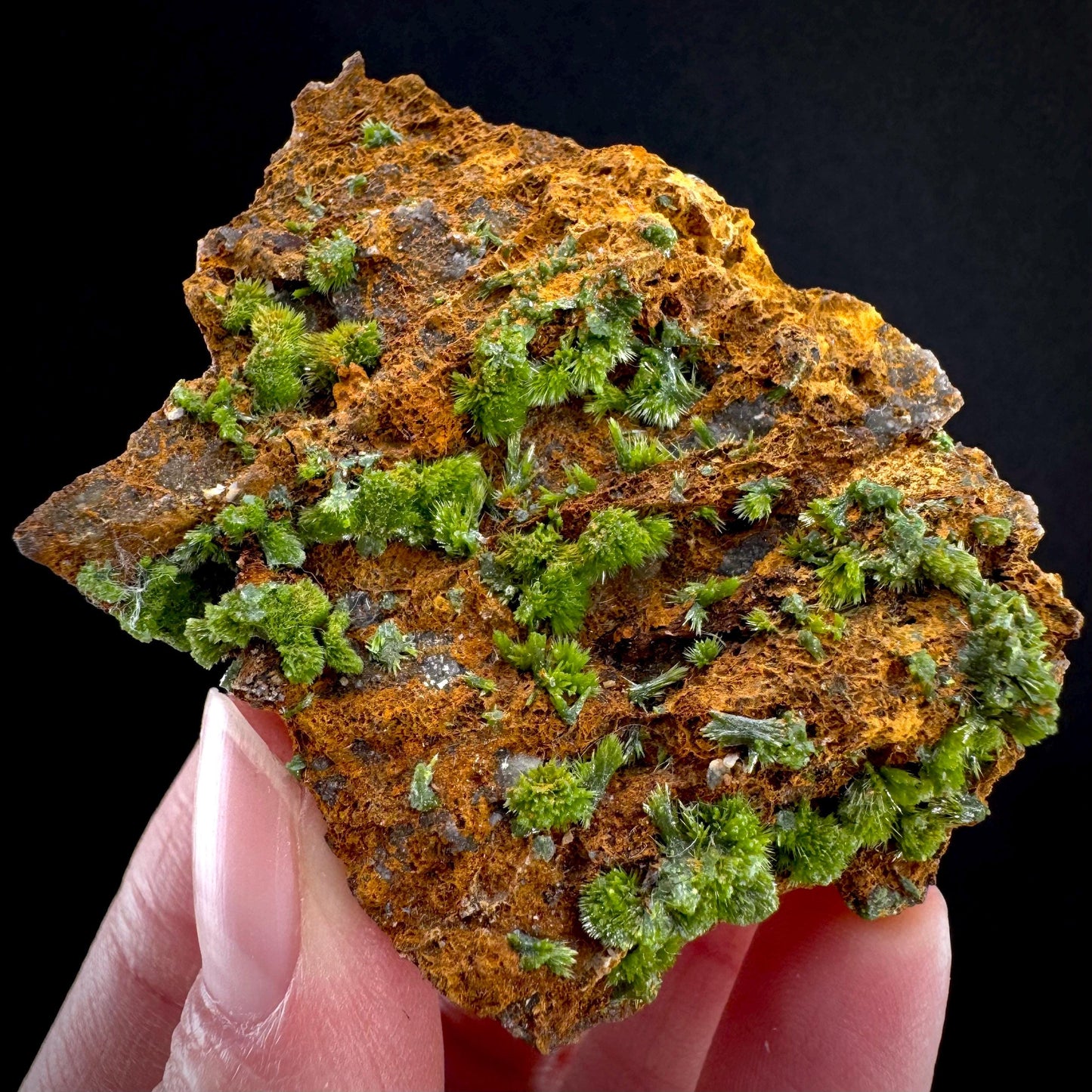 Pyromorphite | green pyromorphite crystal, rare mineral specimen from France