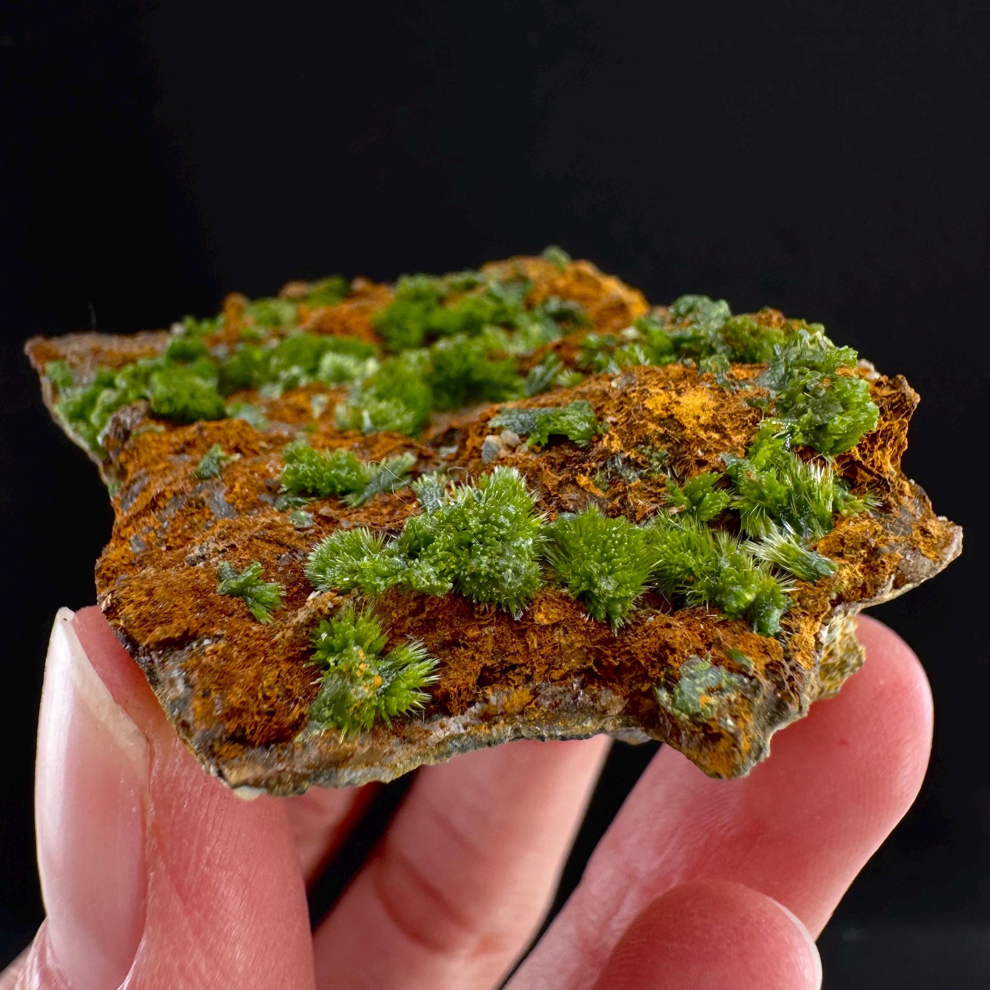 Pyromorphite | green pyromorphite crystal, rare mineral specimen from France