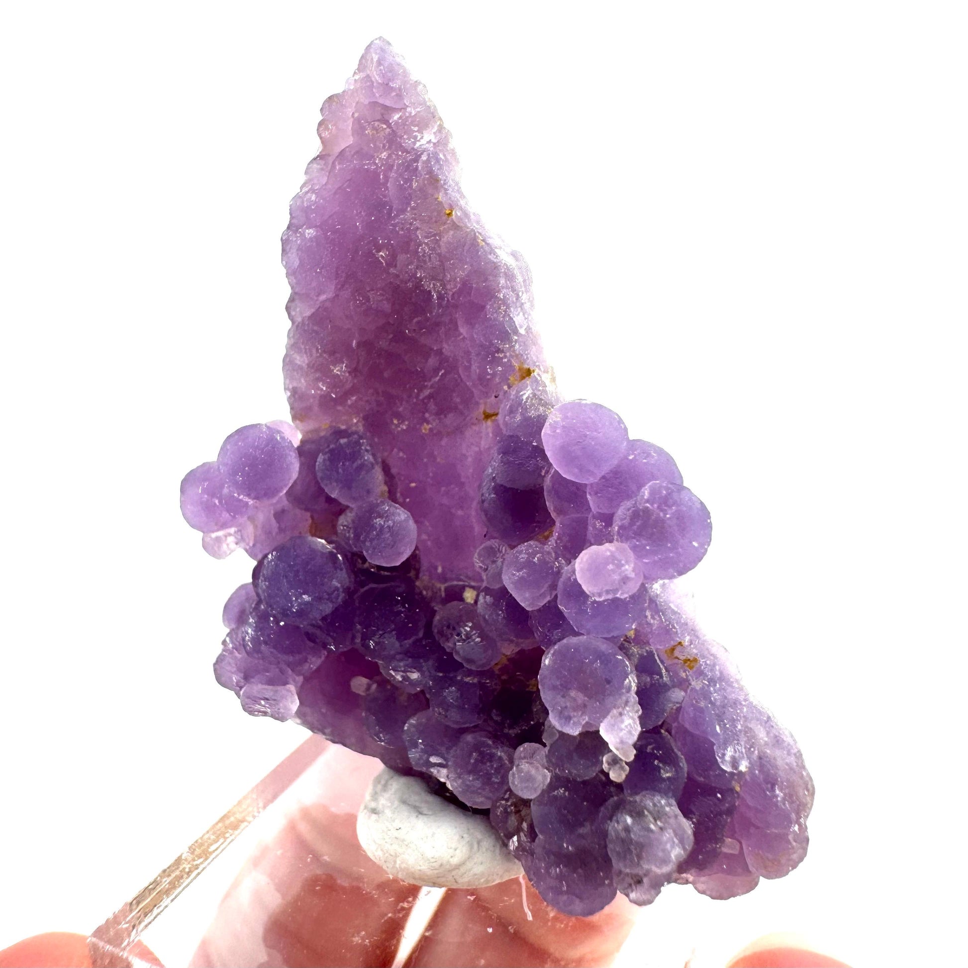 Purple Grape Agate | botryoidal crystal cluster, mineral specimen from Indonesia