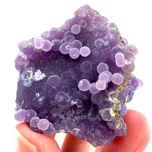 Purple Grape Agate | botryoidal crystal cluster, mineral specimen from Indonesia