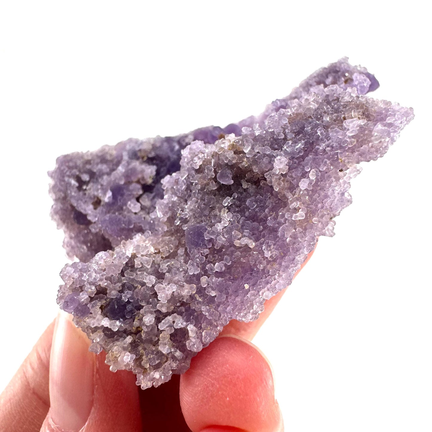 Purple Grape Agate | botryoidal crystal cluster, mineral specimen from Indonesia