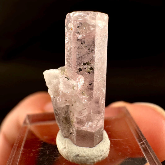Pink Fluorapatite Crystal | UV reactive Mineral Specimen from Pakistan