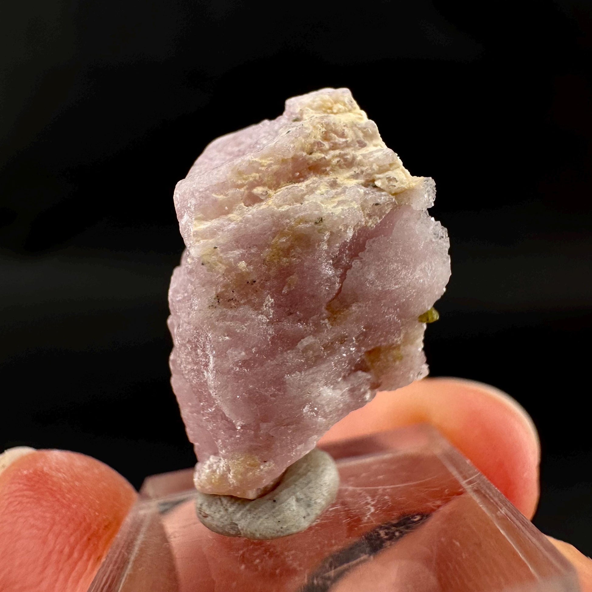 Pink Fluorapatite Crystal | UV reactive Mineral Specimen from Pakistan