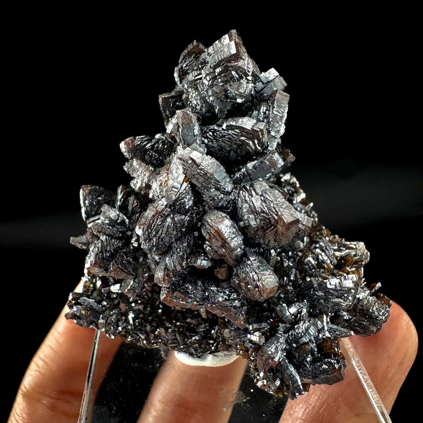 Descloizite | metallic crystal, rare mineral specimen from Namibia