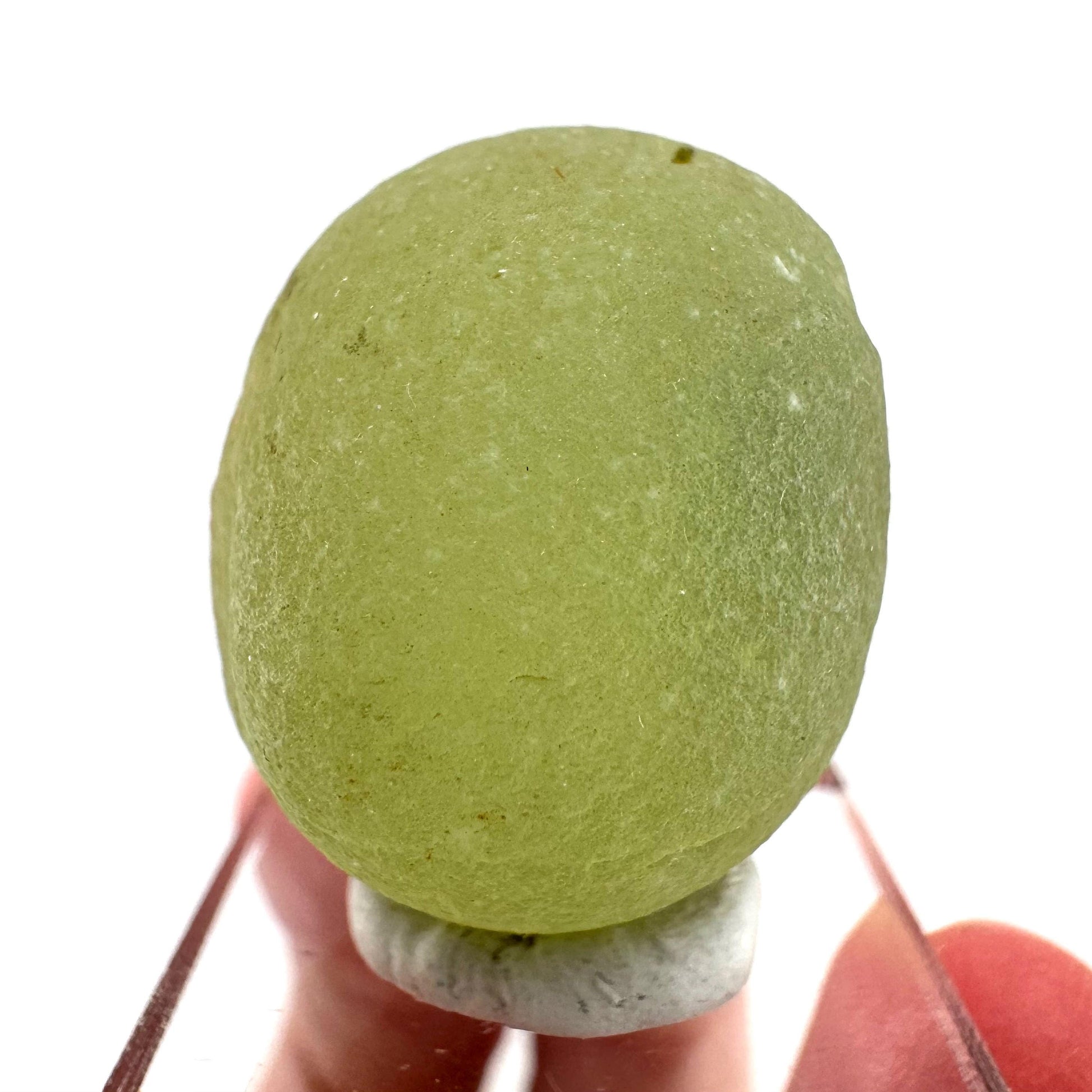 Prehnite with Epidote | Botryoidal green crystal, mineral specimen from Mali