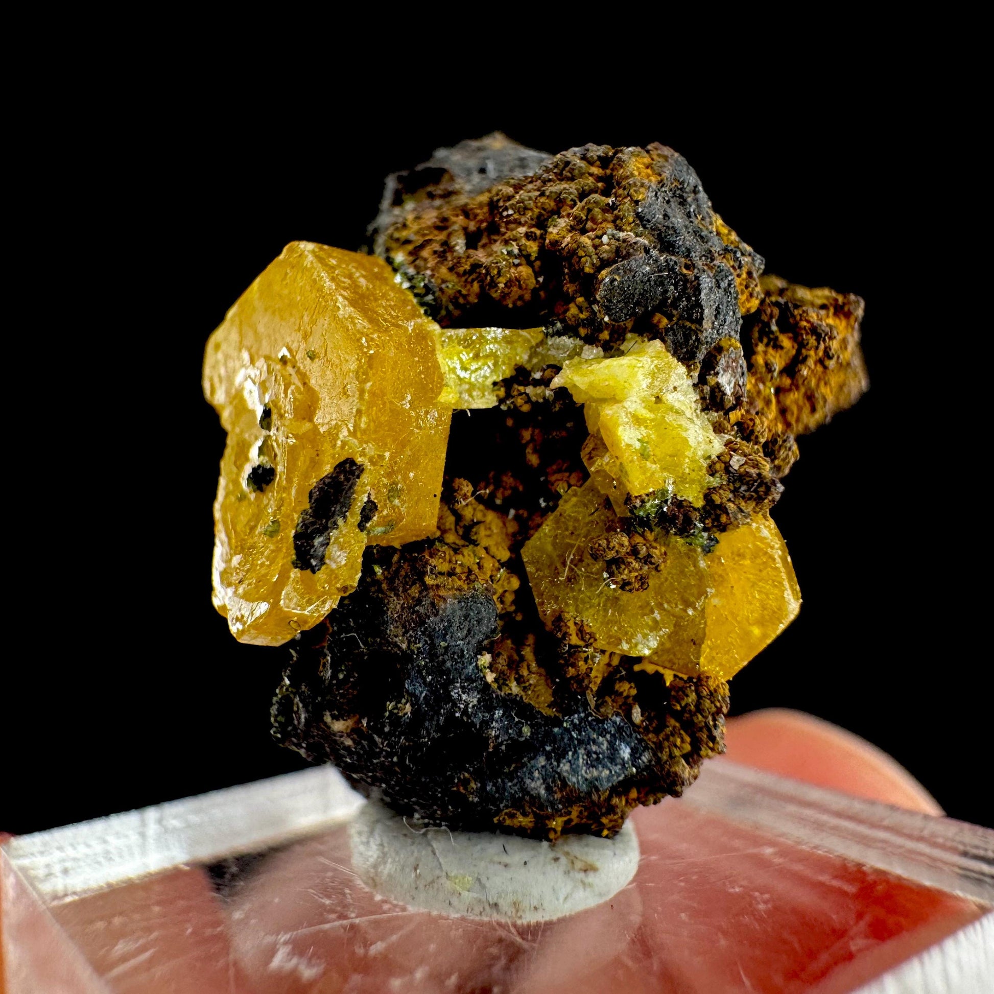 Mimetite Mineral Specimen | Rare Yellow Crystal from Congo