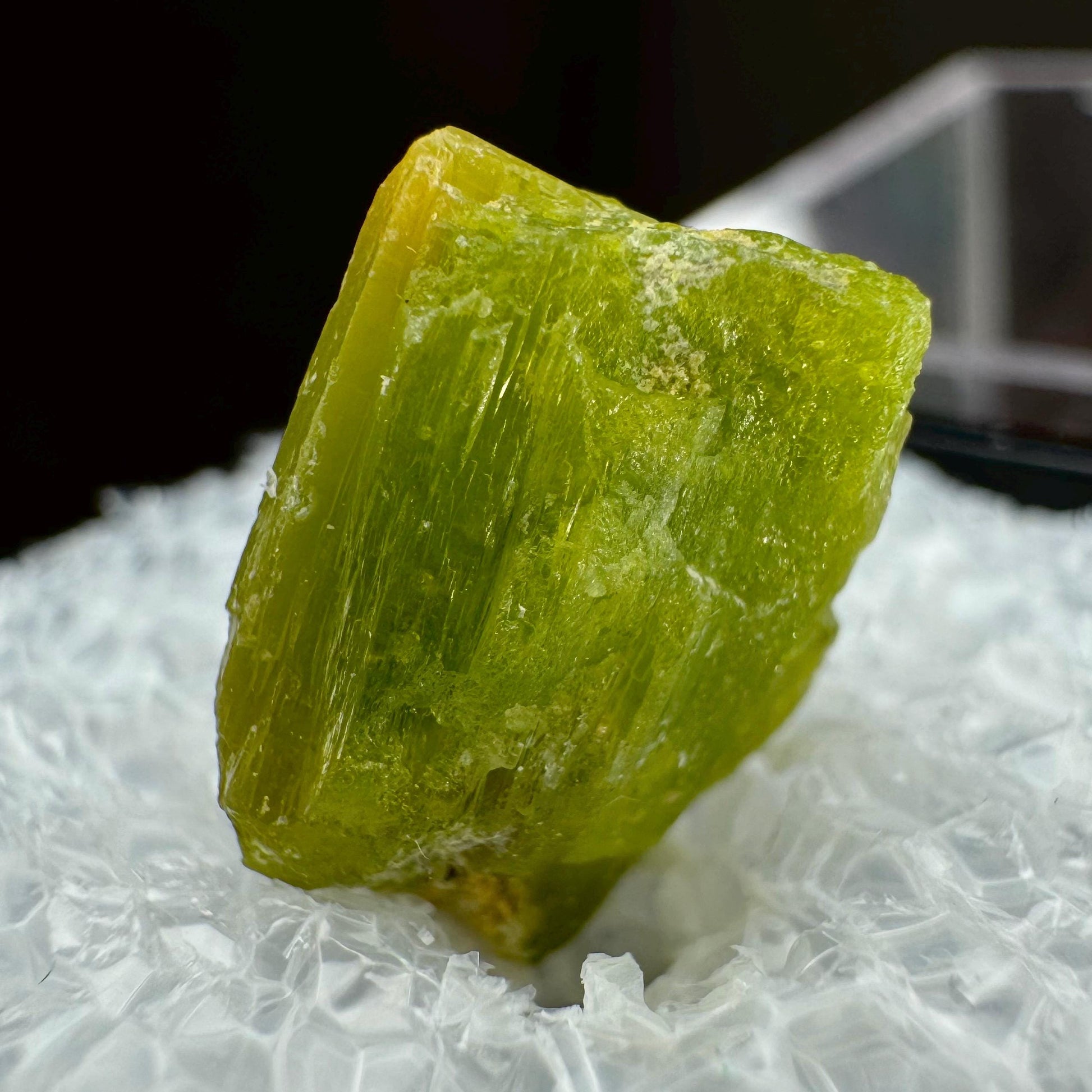 Pyromorphite (BC, Canada) | green pyromorphite crystal, rare mineral specimen