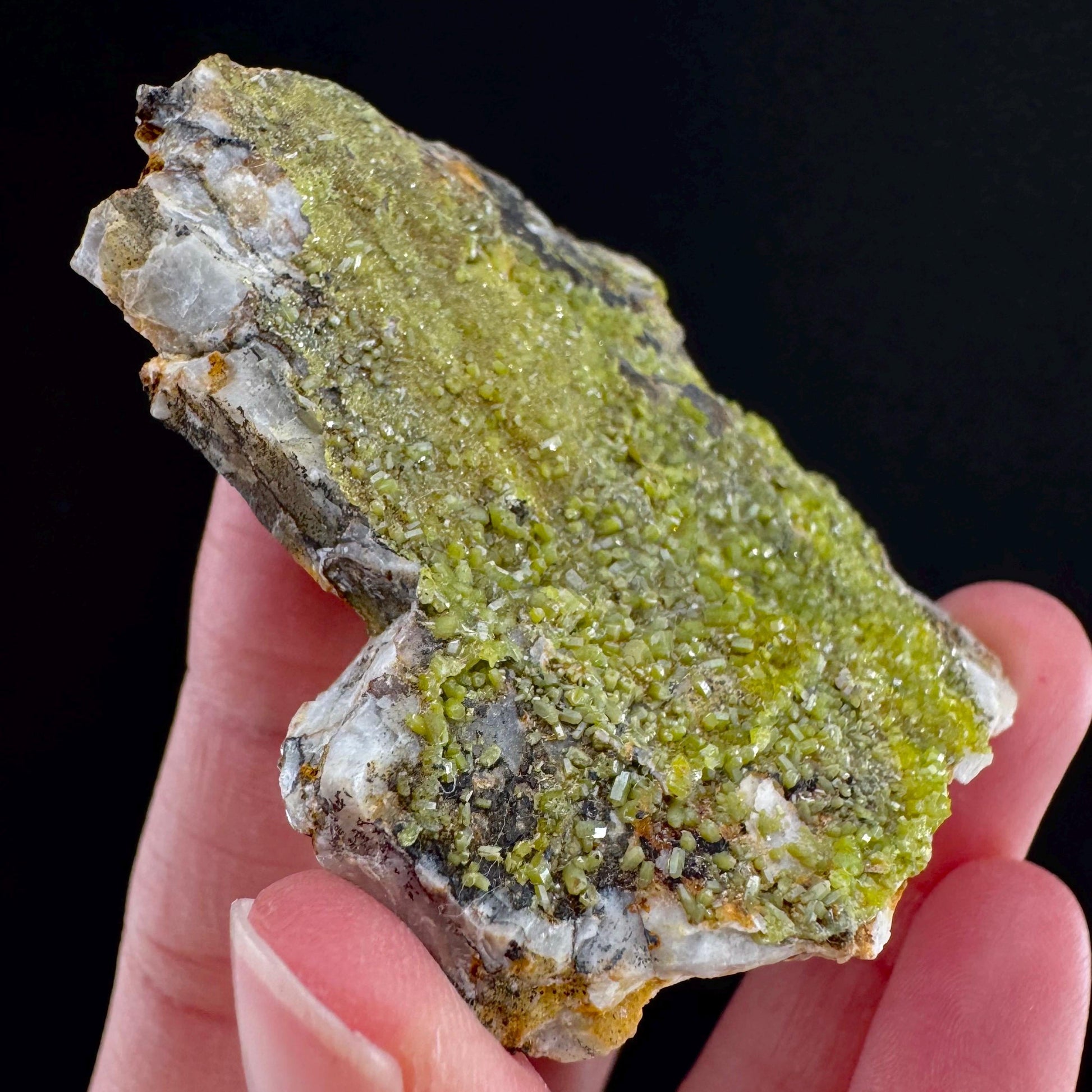 Pyromorphite (Bunker Hill Mine, Idaho) | green pyromorphite crystal, rare mineral specimen