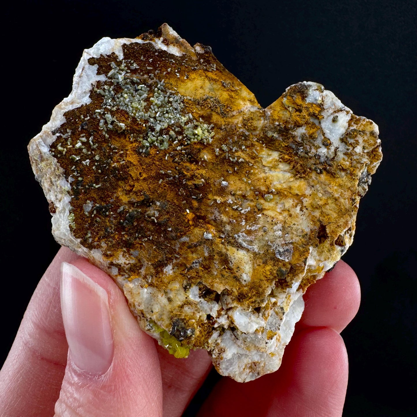 Pyromorphite (Bunker Hill Mine, Idaho) | green pyromorphite crystal, rare mineral specimen