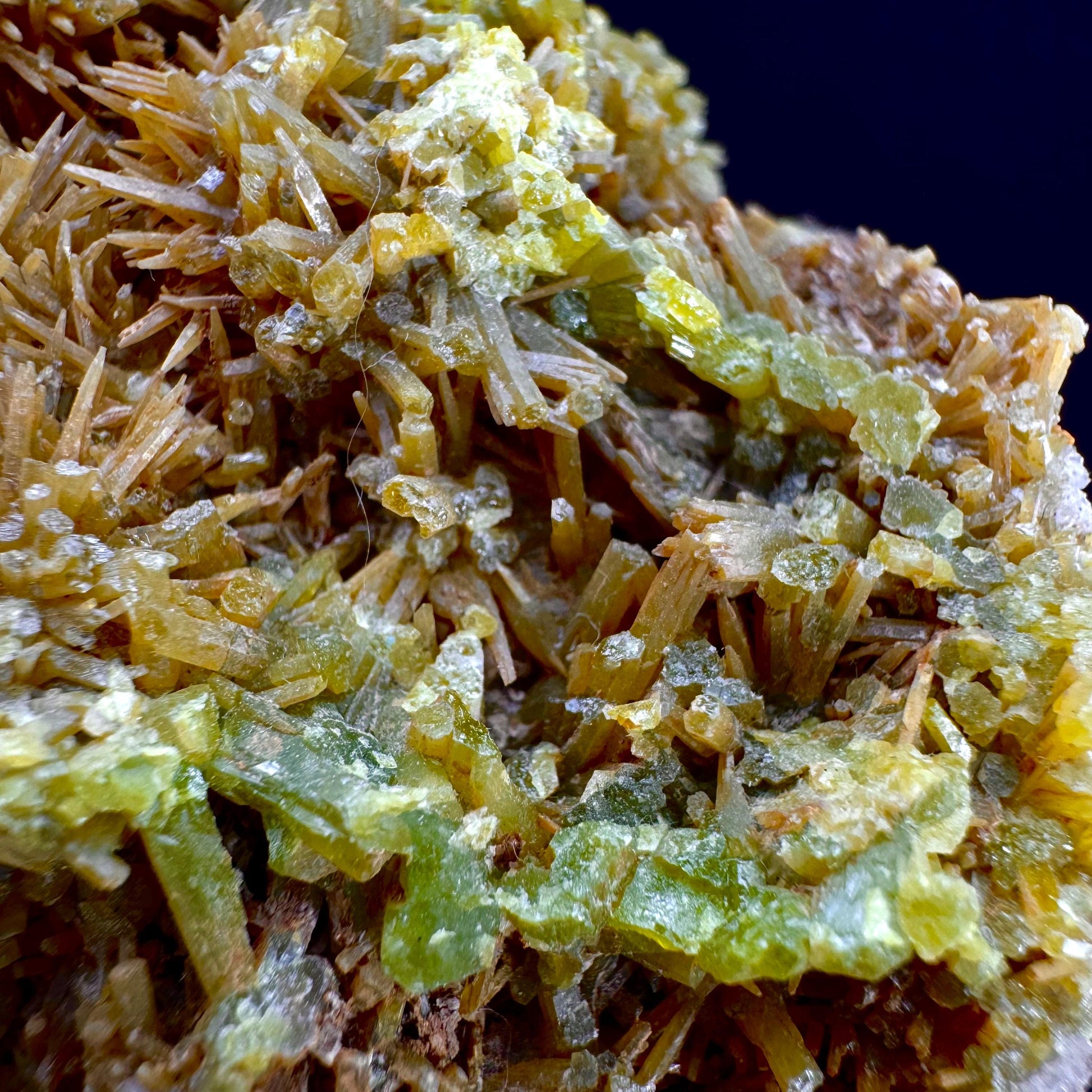 Pyromorphite (Idaho, USA) | green yellow pyromorphite crystal, rare mineral specimen
