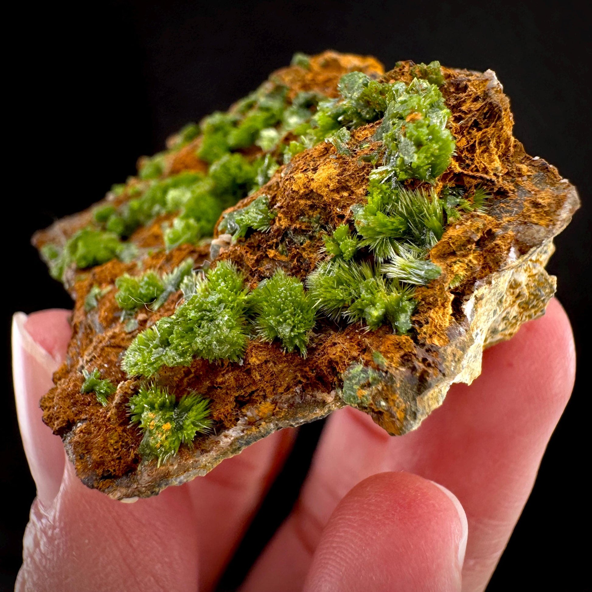 Pyromorphite | green pyromorphite crystal, rare mineral specimen from France