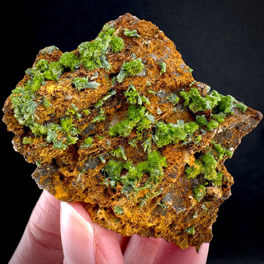 Pyromorphite | green pyromorphite crystal, rare mineral specimen from France