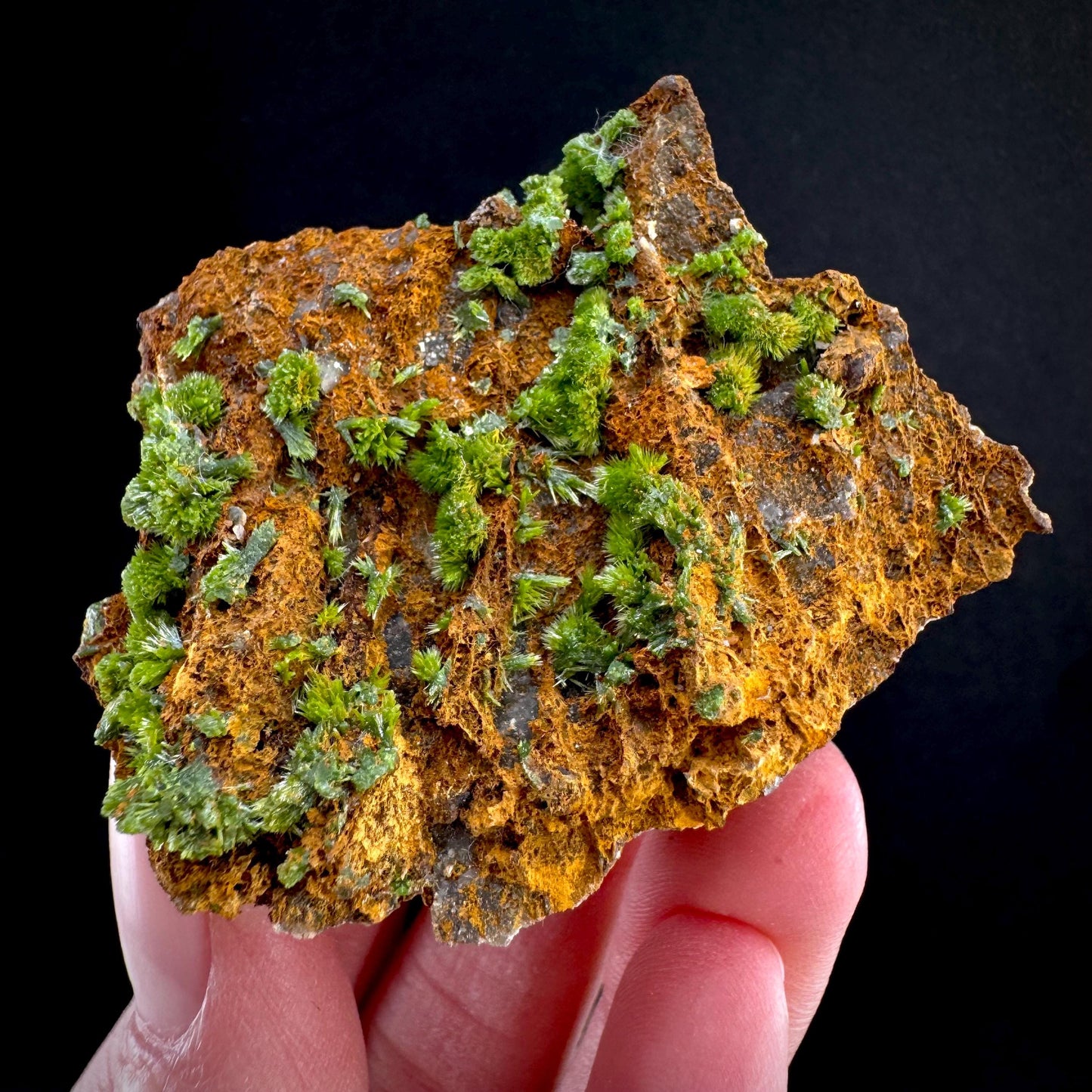 Pyromorphite | green pyromorphite crystal, rare mineral specimen from France