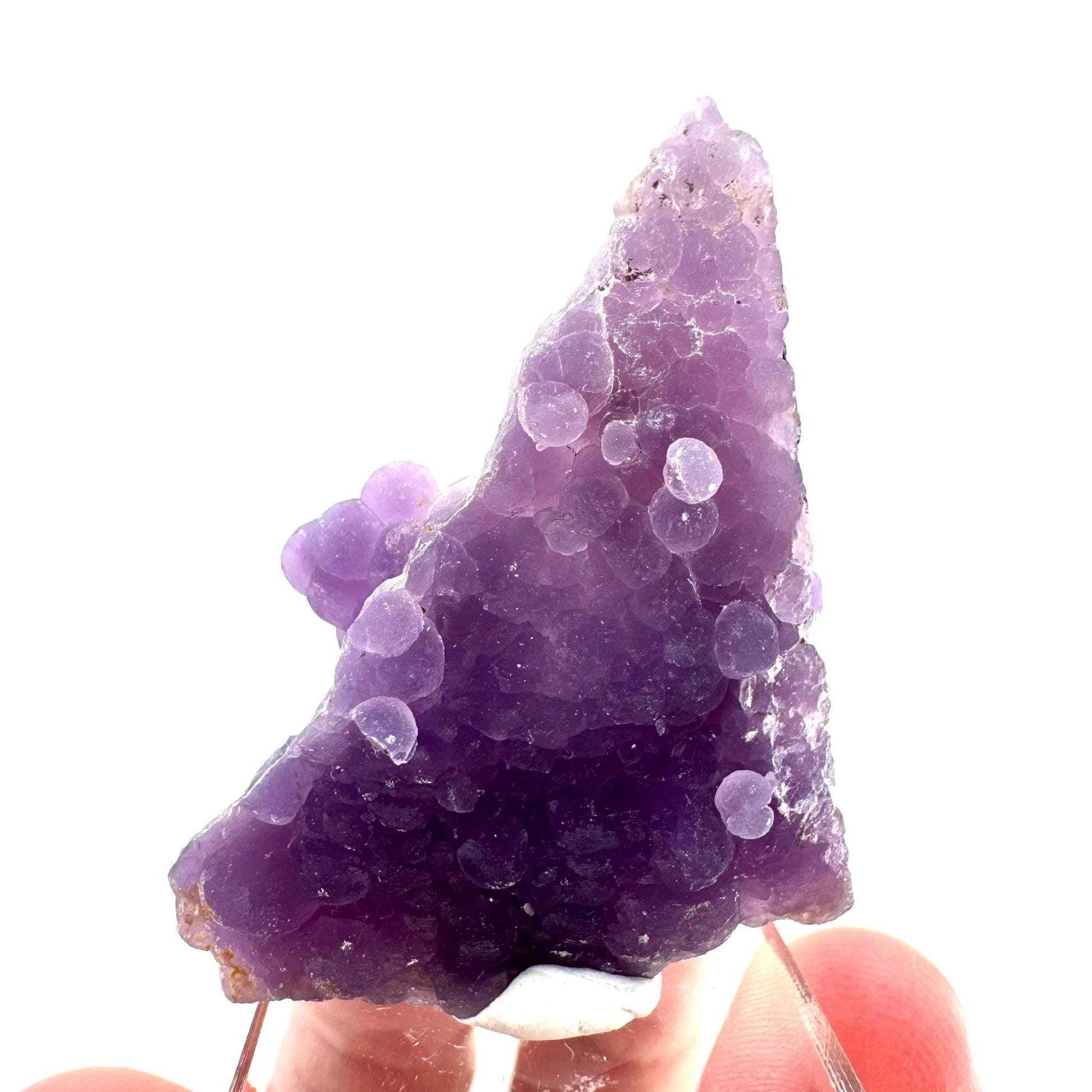 Purple Grape Agate | botryoidal crystal cluster, mineral specimen from Indonesia