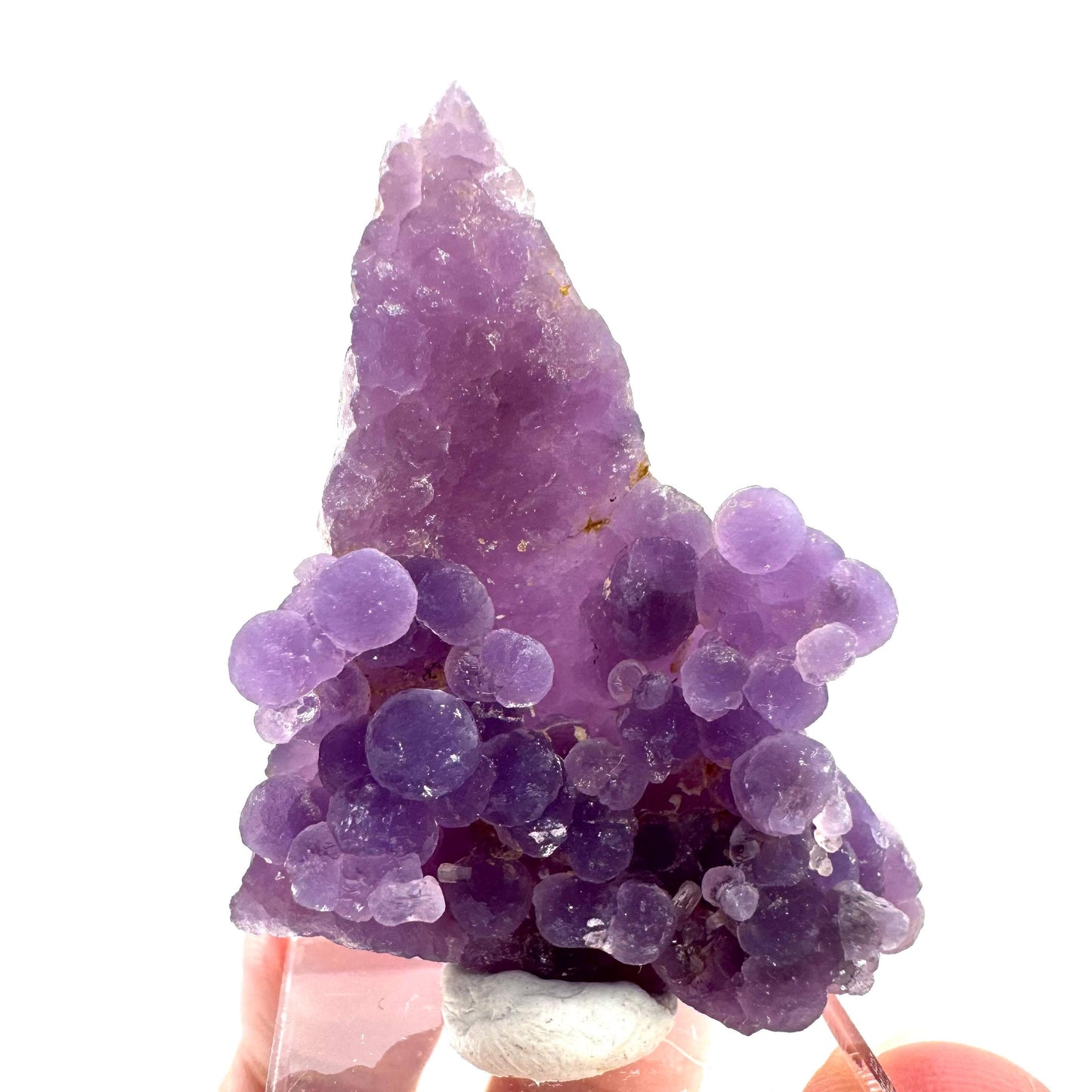 Purple Grape Agate | botryoidal crystal cluster, mineral specimen from Indonesia