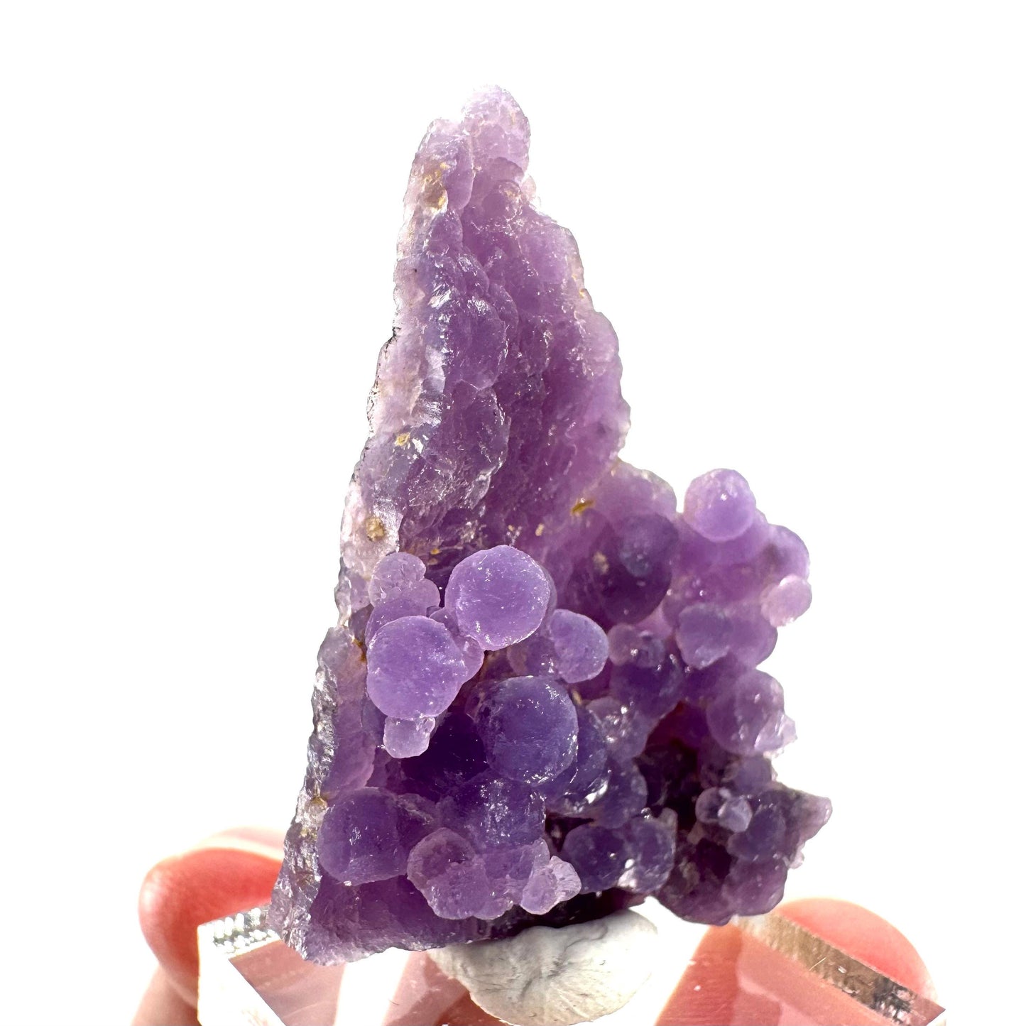 Purple Grape Agate | botryoidal crystal cluster, mineral specimen from Indonesia
