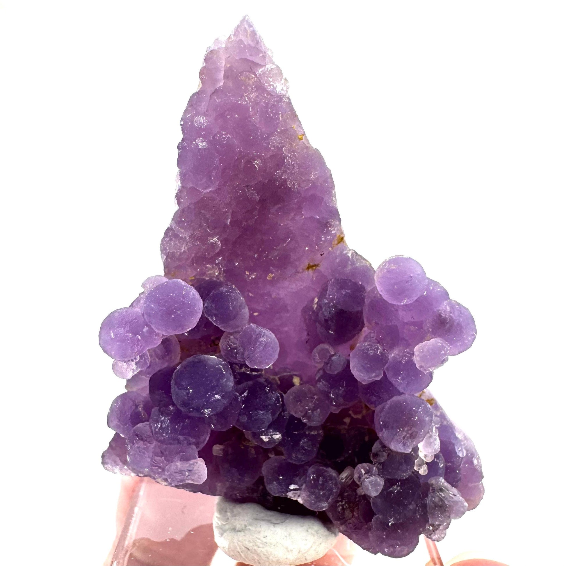 Purple Grape Agate | botryoidal crystal cluster, mineral specimen from Indonesia