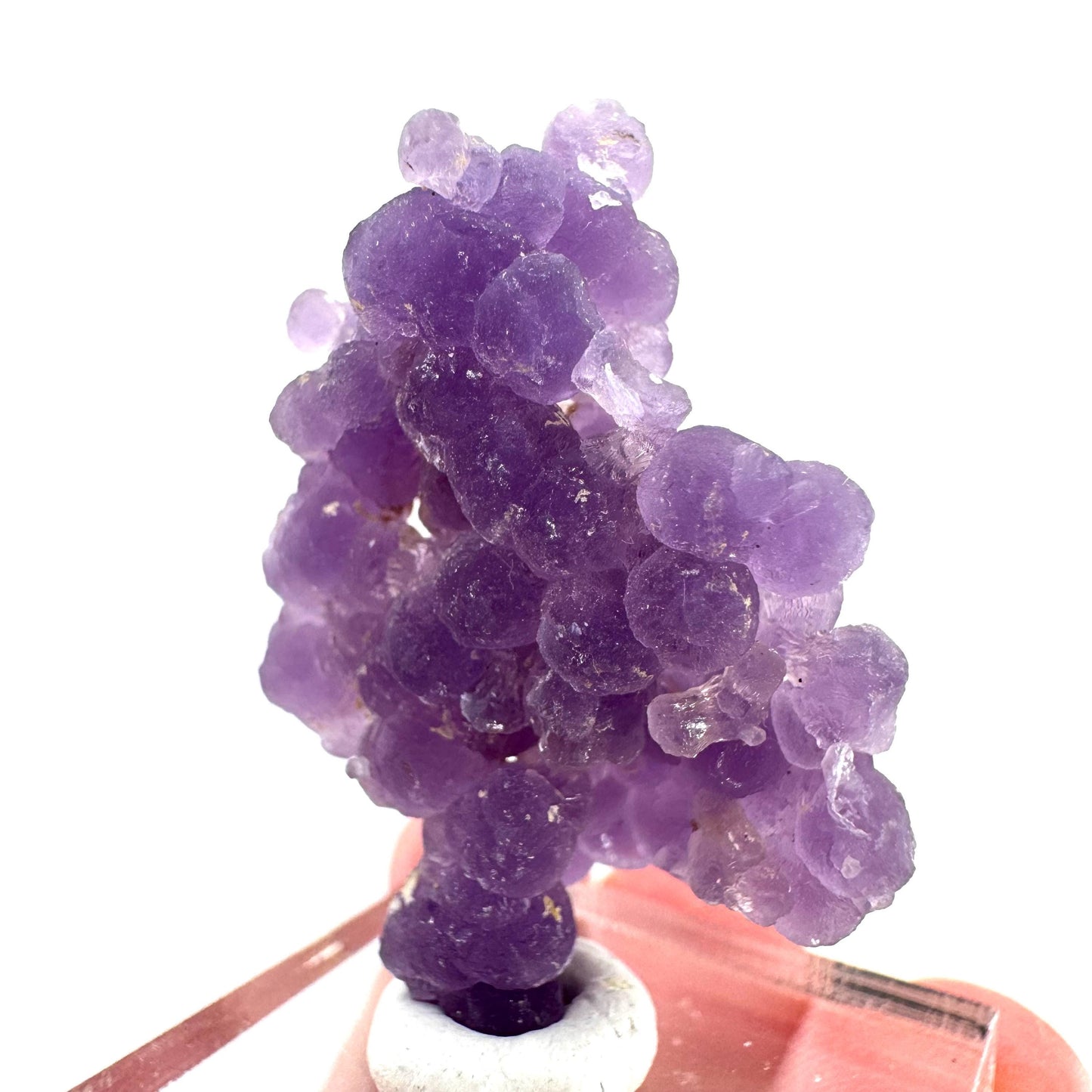 Purple Grape Agate | botryoidal crystal cluster, mineral specimen from Indonesia
