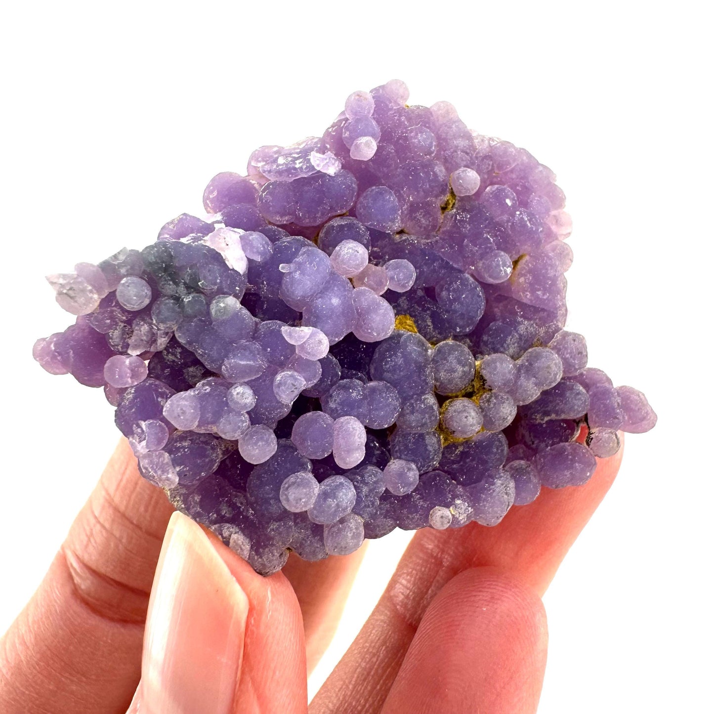 Purple Grape Agate | botryoidal crystal cluster, mineral specimen from Indonesia