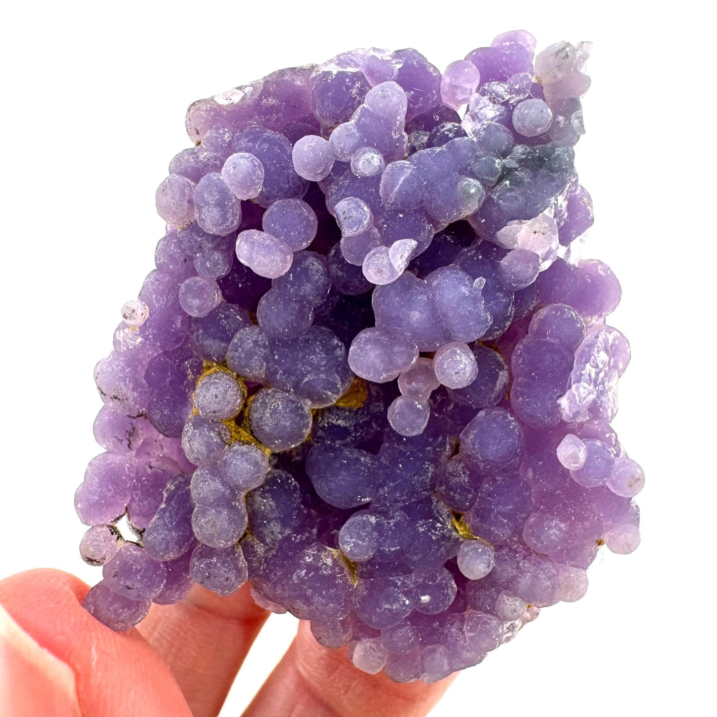 Purple Grape Agate | botryoidal crystal cluster, mineral specimen from Indonesia