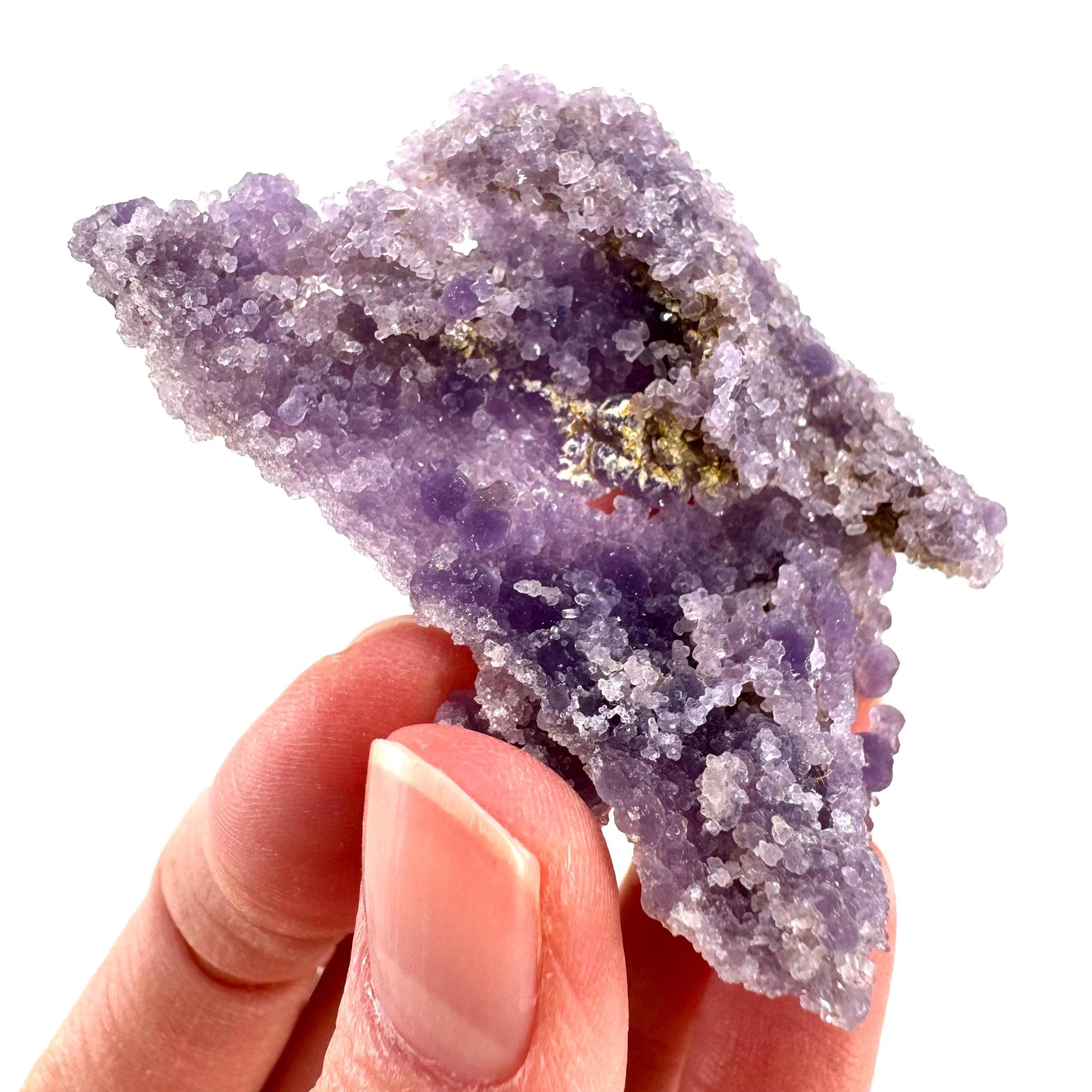 Purple Grape Agate | botryoidal crystal cluster, mineral specimen from Indonesia
