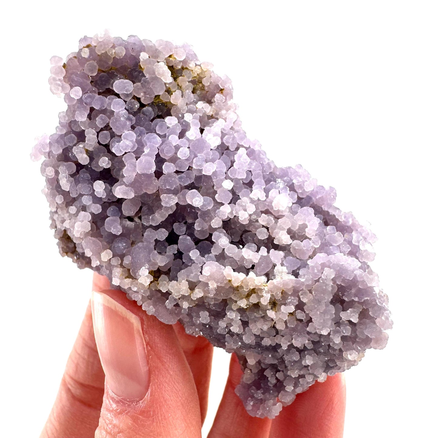 Purple Grape Agate | botryoidal crystal cluster, mineral specimen from Indonesia