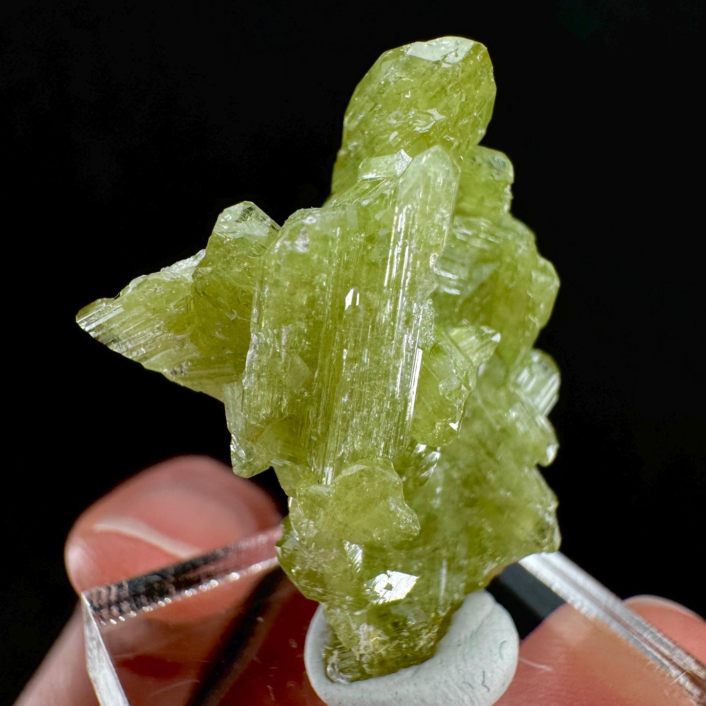 Vesuvianite (Canada) | green vesuvianite crystal, rare mineral specimen